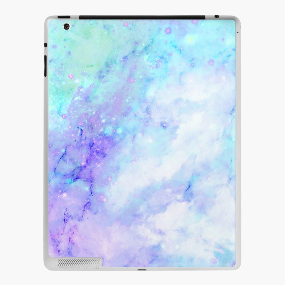 pastel watercolor galaxy, swirling blues purples and pinks, glittery stars, SD Desktop Wallpaper