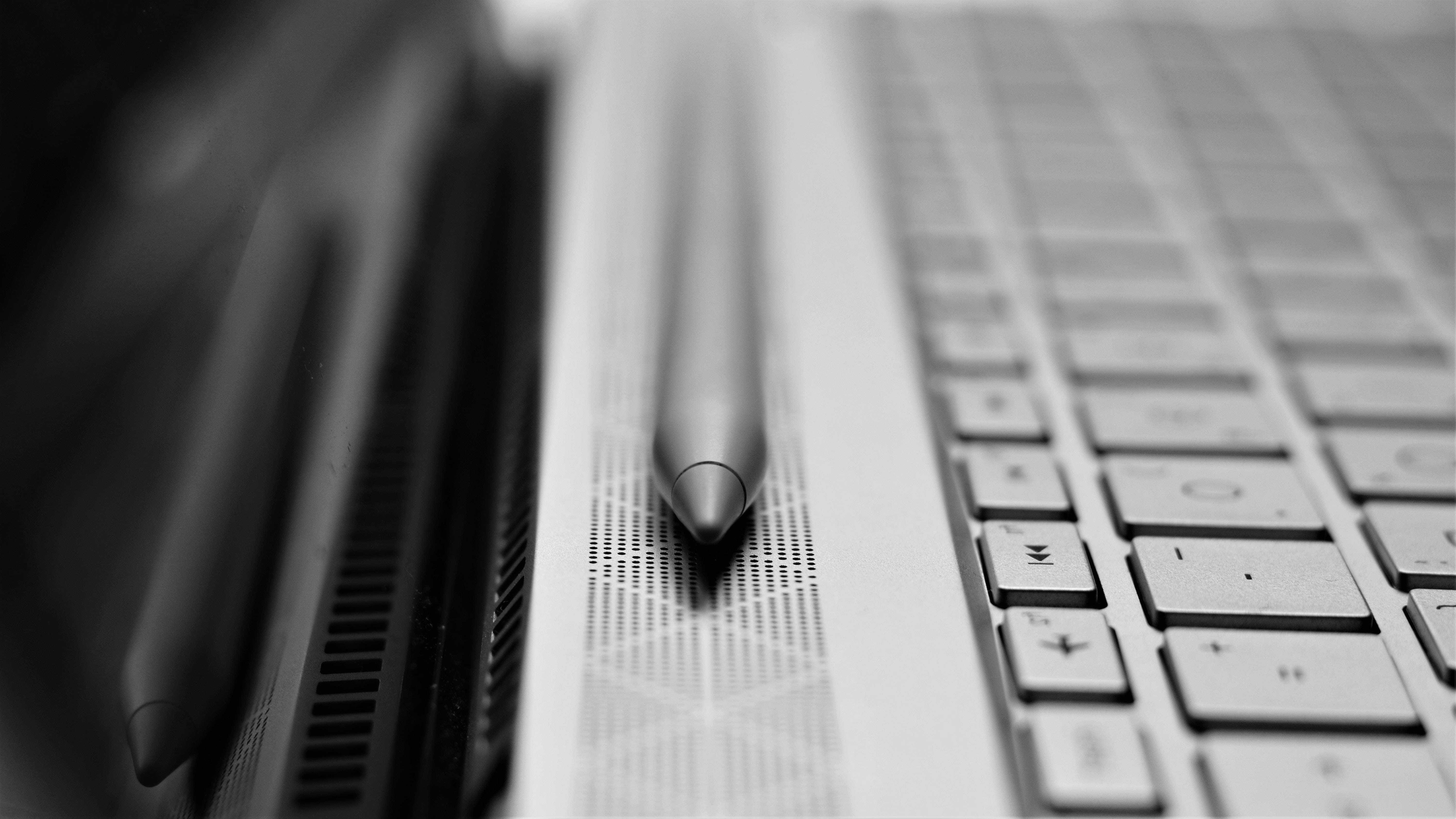 Aesthetic Tumblr Laptop, stylus, laptop keyboard, 5K Desktop Wallpaper