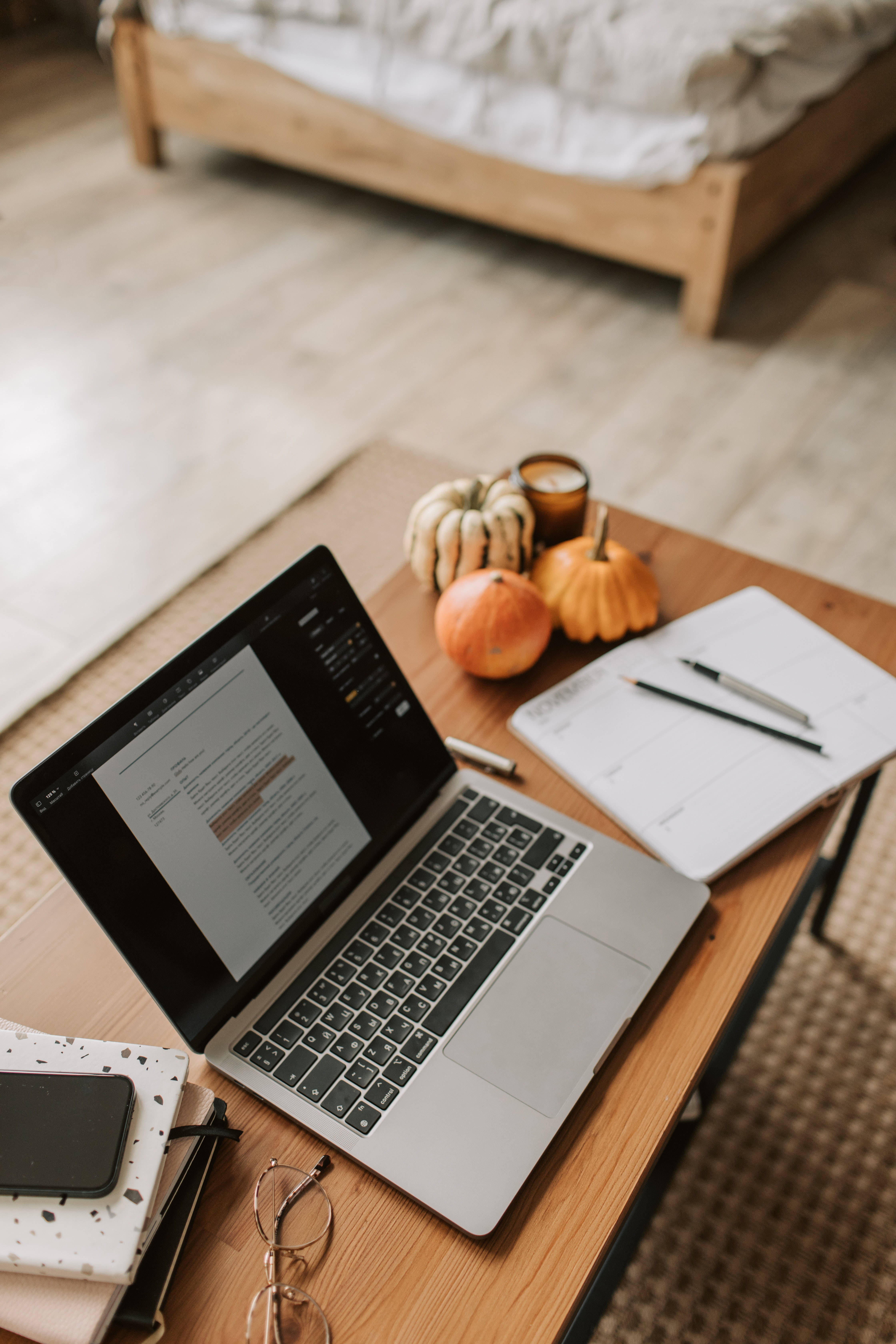 Aesthetic Tumblr Laptop, coffee table, laptop notebook, 5K Phone Wallpaper