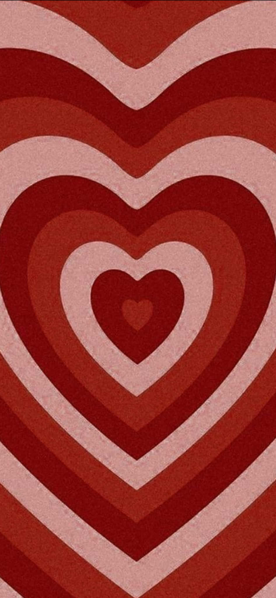 heart shape, nested hearts, varying reds and pinks, Full HD Phone Wallpaper