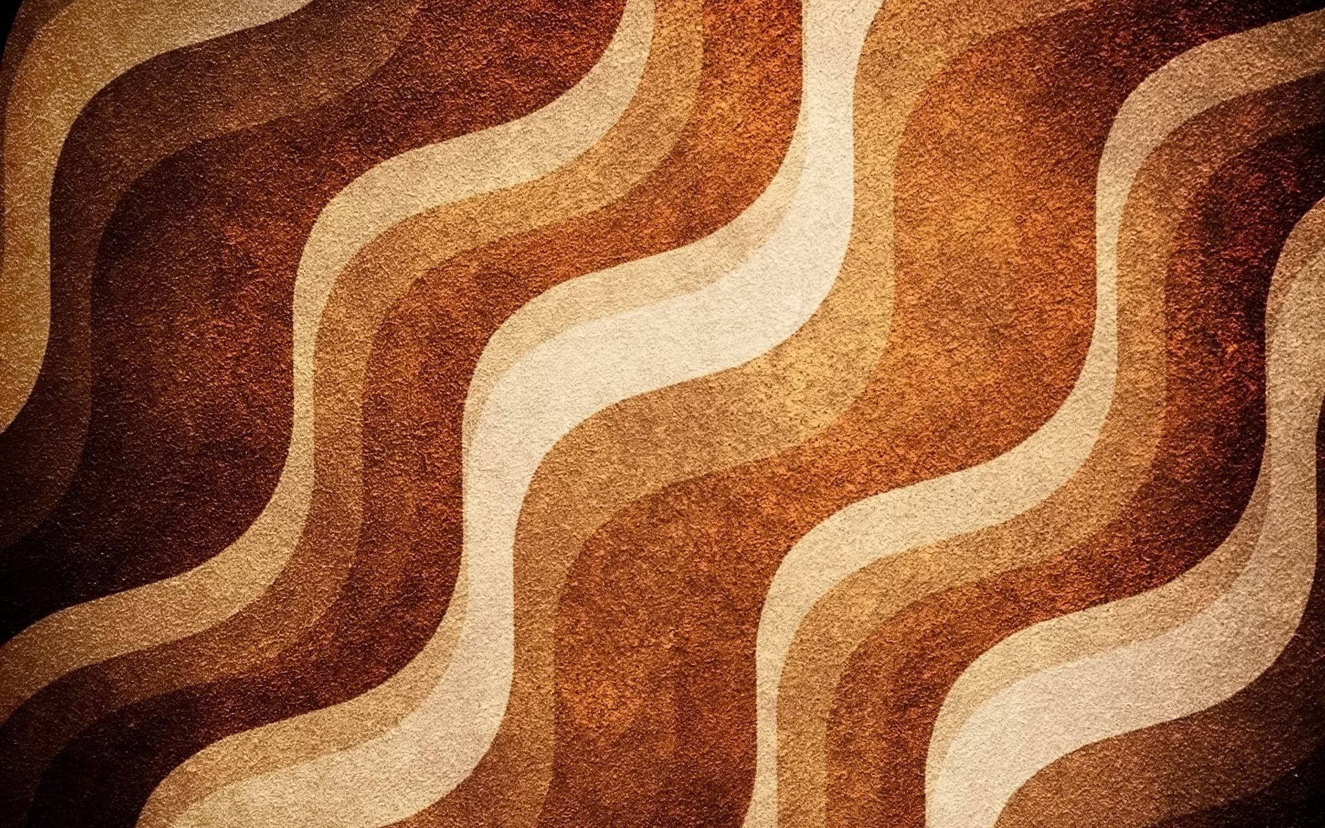 brown beige stripes, textured vintage wallpaper, retro mid-century modern design, Full HD Desktop Wallpaper