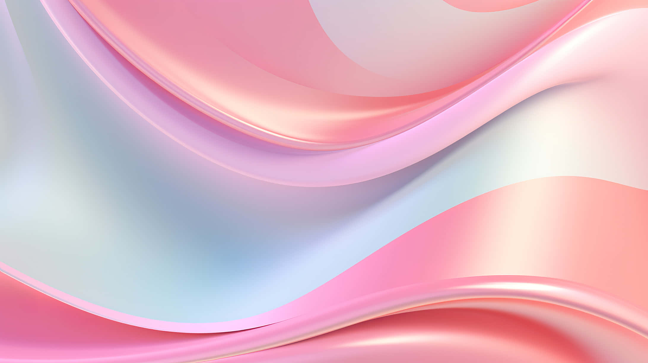 abstract pink and blue waves, pastel pink, blue, Full HD Desktop Wallpaper