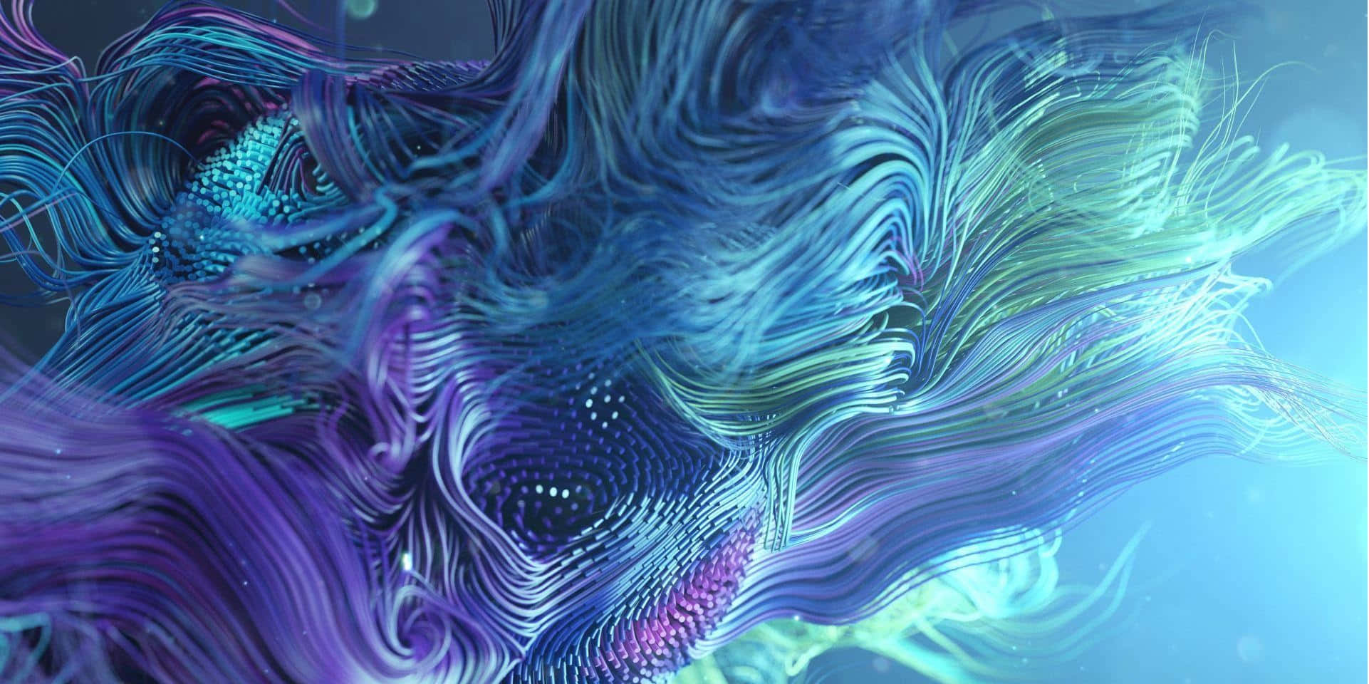 neon blue, purple, teal, Full HD Desktop Wallpaper