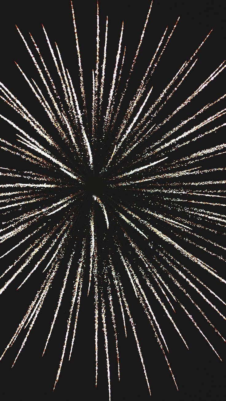 black night sky, golden fireworks, radiant streaks, HD Phone Wallpaper