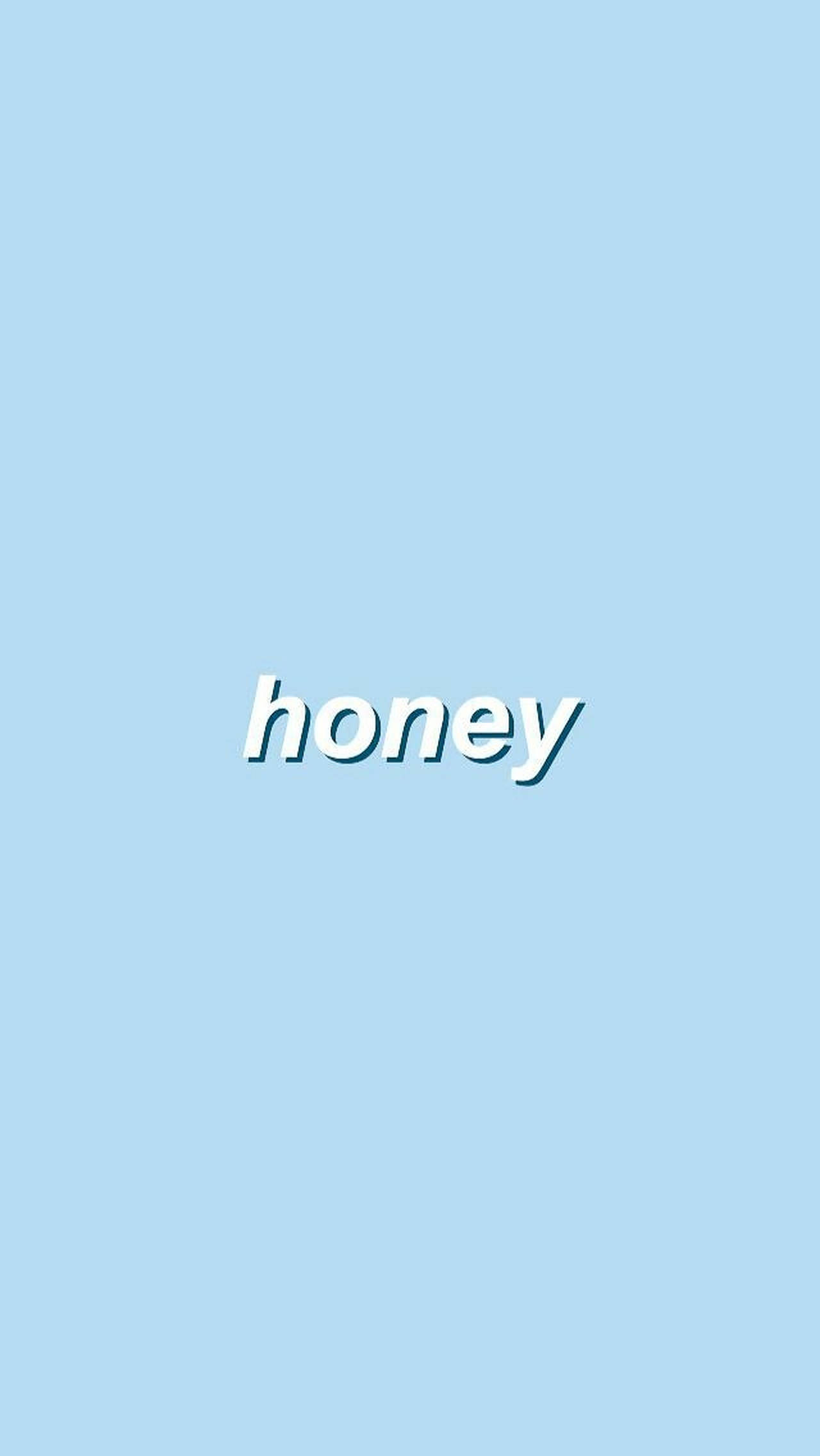 honey, white, 3d-style text, Full HD Phone Wallpaper