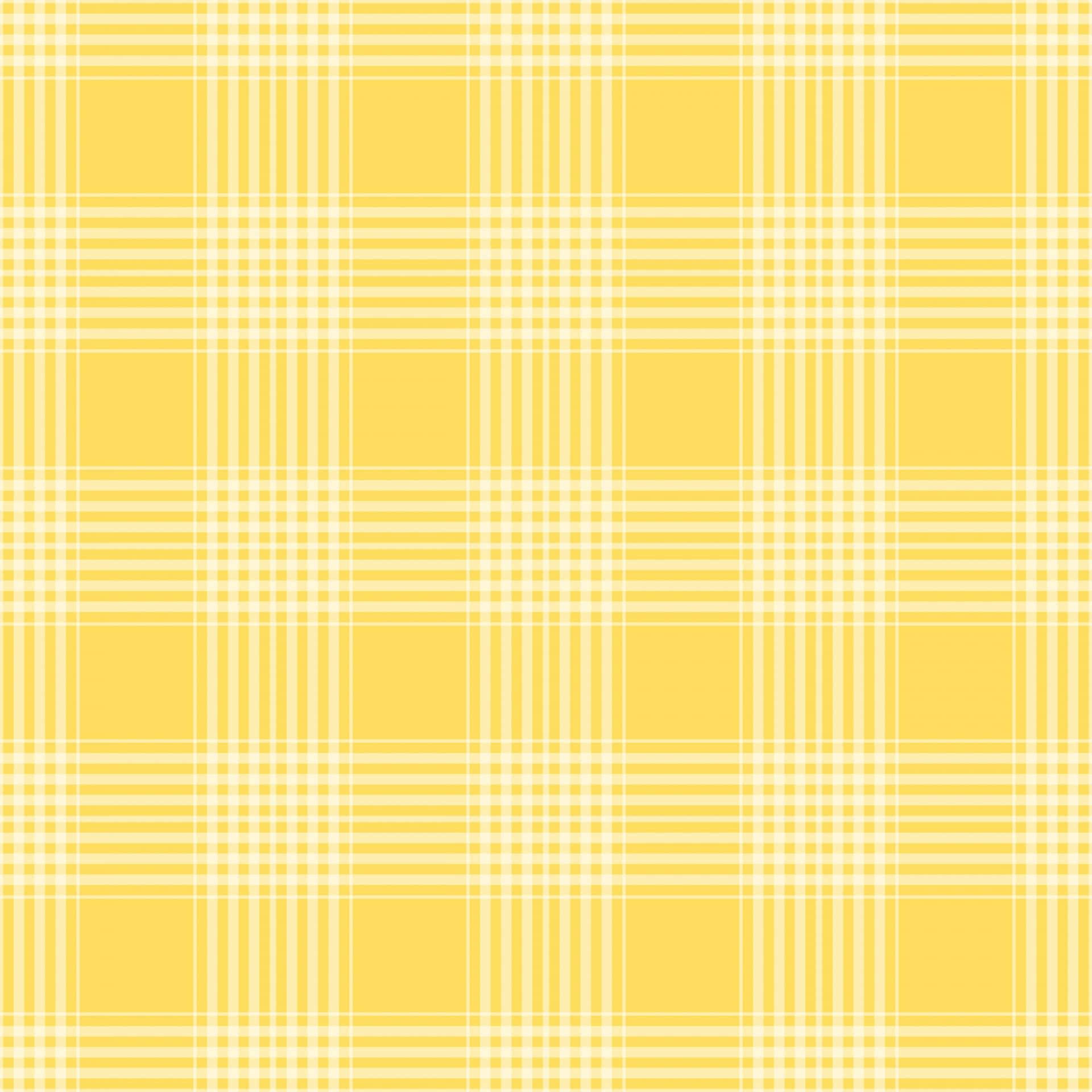 Aesthetic Yellow Plaid, yellow and white plaid pattern, checkered design, Full HD Desktop Wallpaper