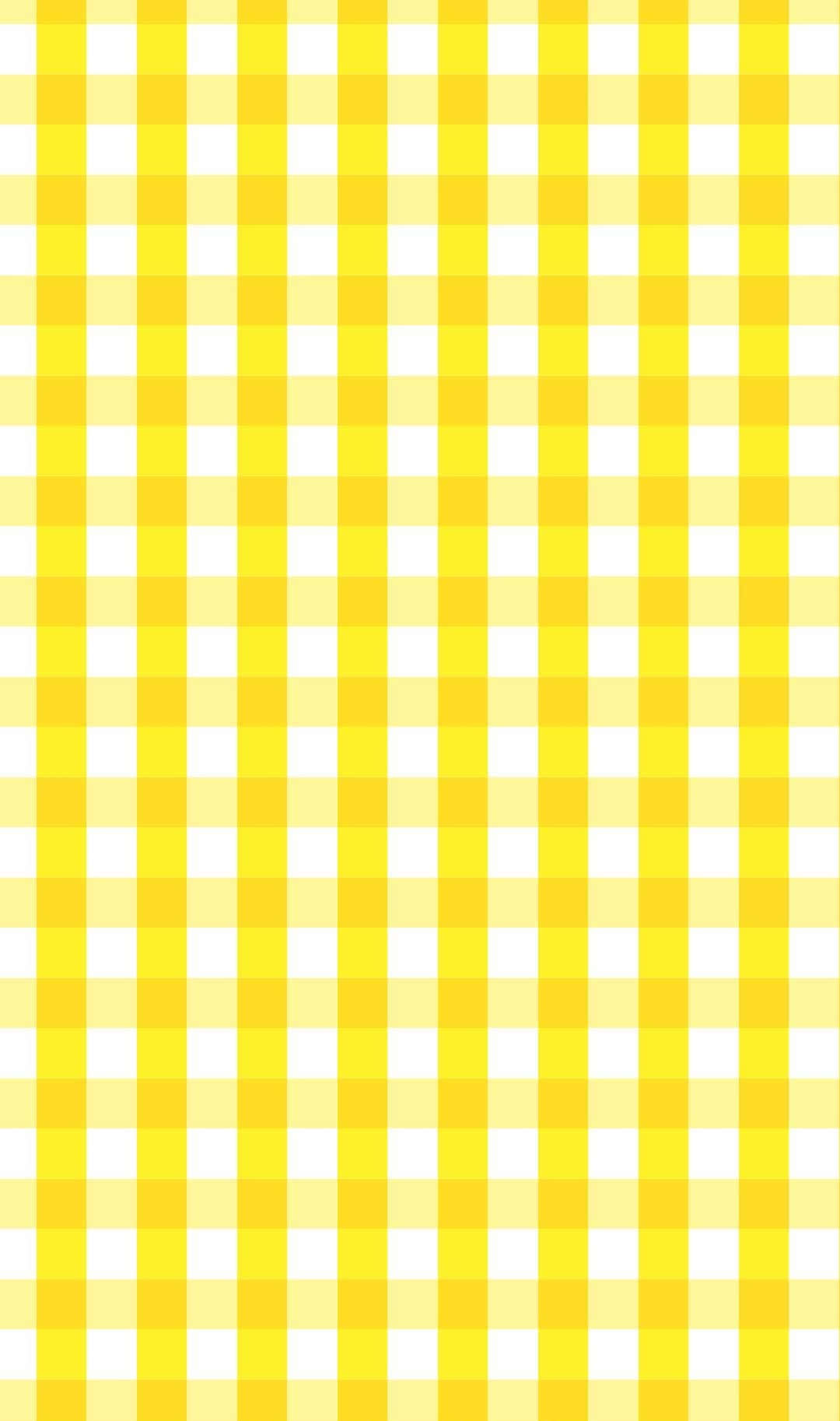 Aesthetic Yellow Plaid, yellow, white, HD Phone Wallpaper