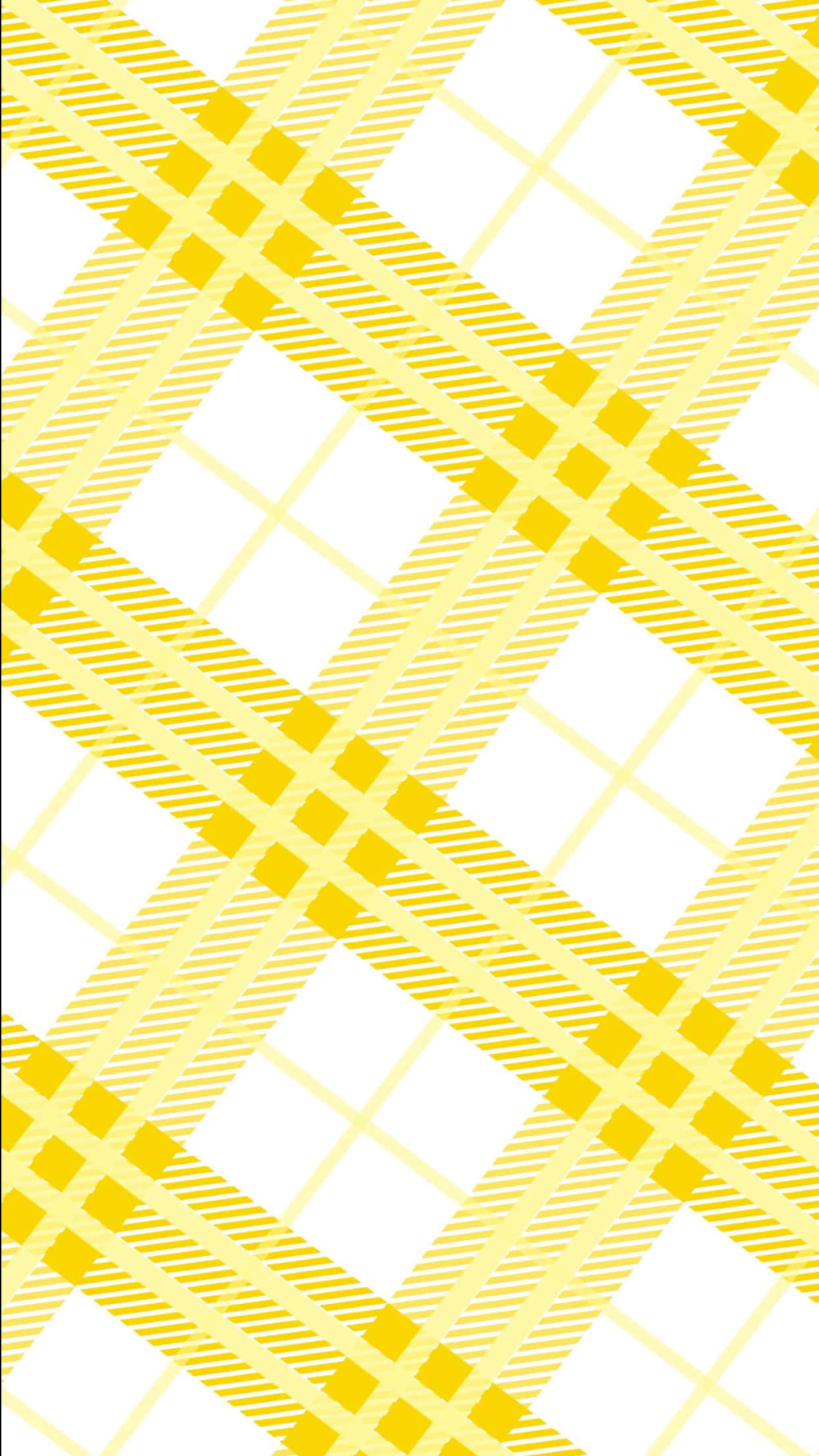 aesthetic yellow plaid, bright yellow, white, Full HD Phone Wallpaper