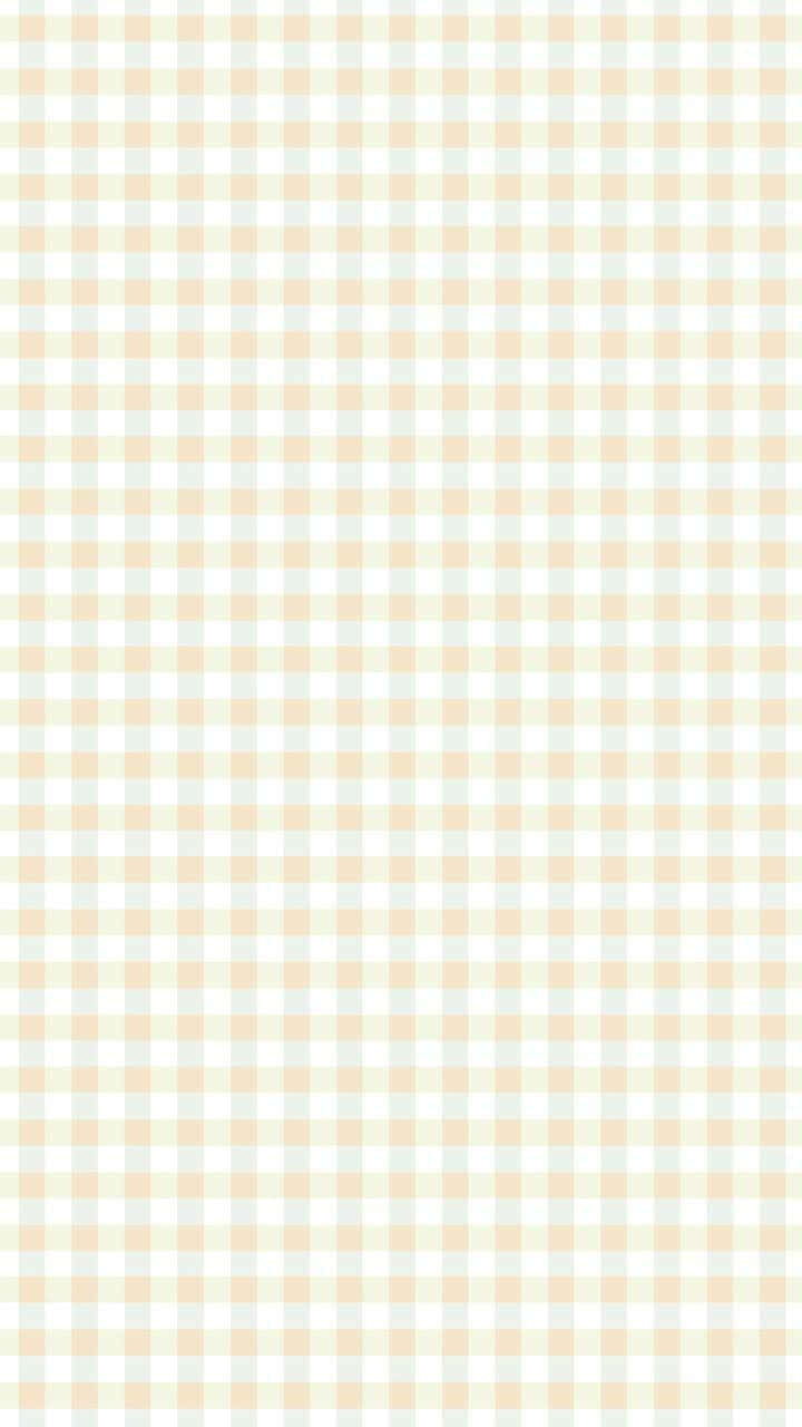 Aesthetic Yellow Pine Plaid, pastel gingham pattern, pale peach, HD Phone Wallpaper
