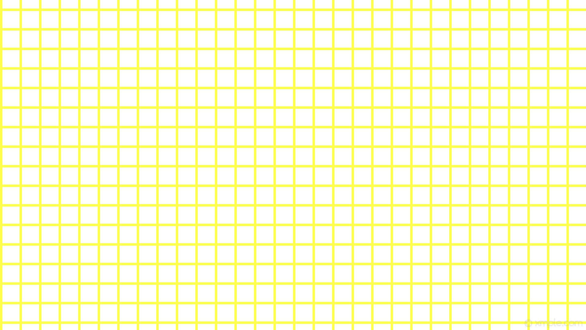 Aesthetic Yellow Plaid, bright yellow, white background, Full HD Desktop Wallpaper