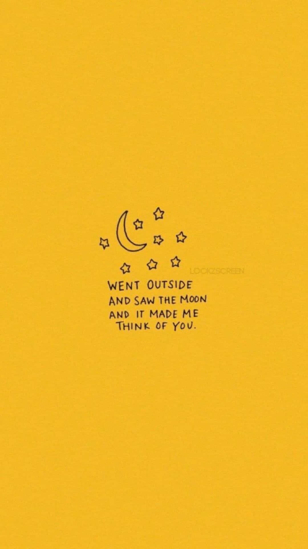 crescent moon, stars, handwritten text, Full HD Phone Wallpaper