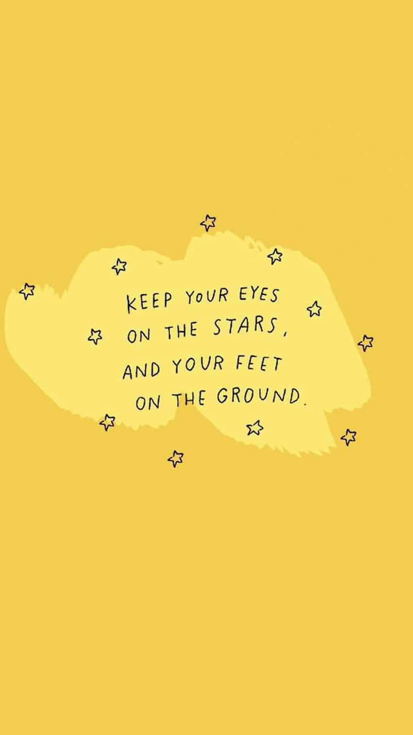 Summertime Bloom, bright yellow, handwritten quote, HD Phone Wallpaper