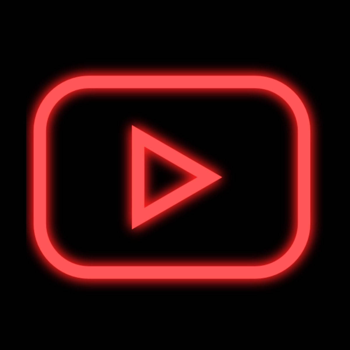 YouTube, red, black, SD Desktop Wallpaper