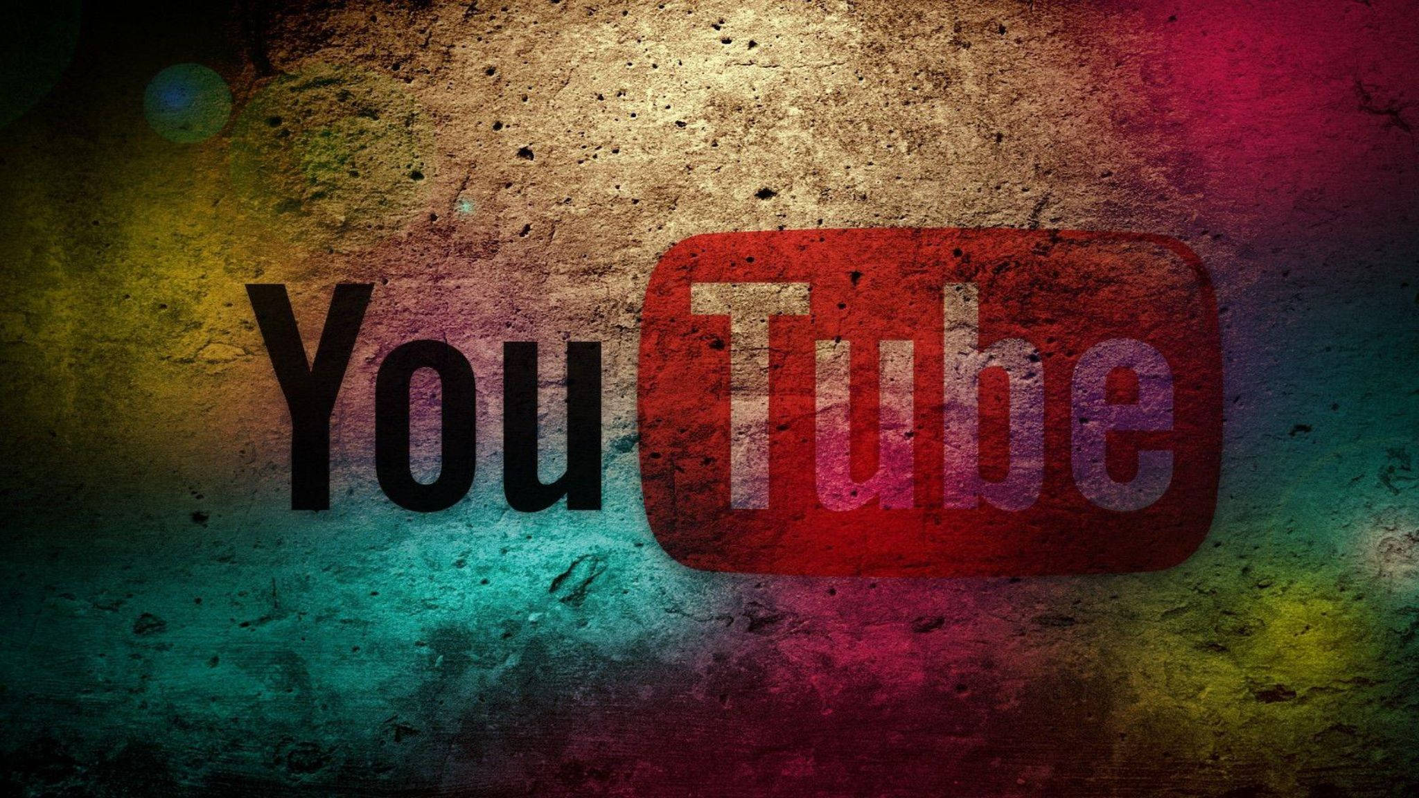 YouTube, red, black, Full HD Desktop Wallpaper