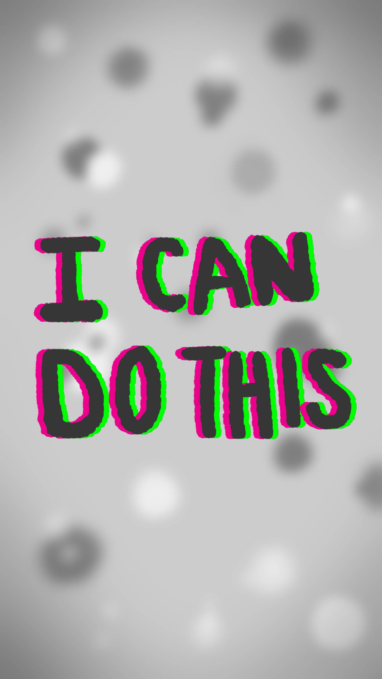 I CAN DO THIS, black, pink, 2K Phone Wallpaper