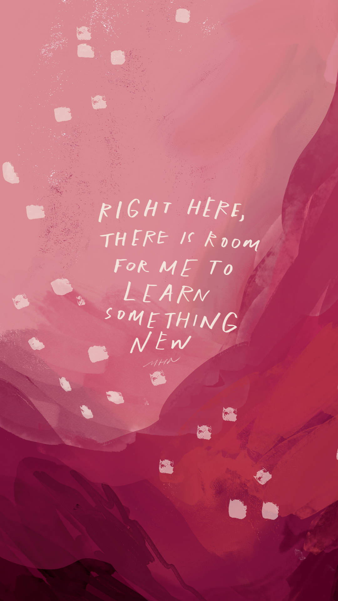 Affirmation, red tones, soft pink, Full HD Phone Wallpaper