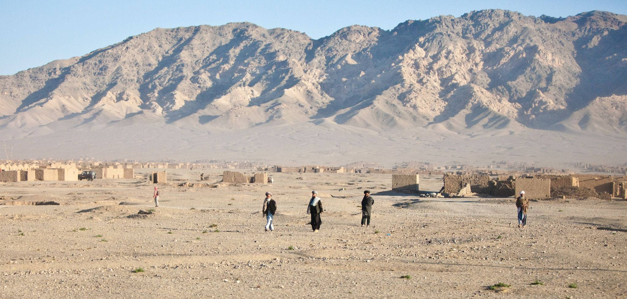 Afghanistan, desert, mountains, Full HD Desktop Wallpaper