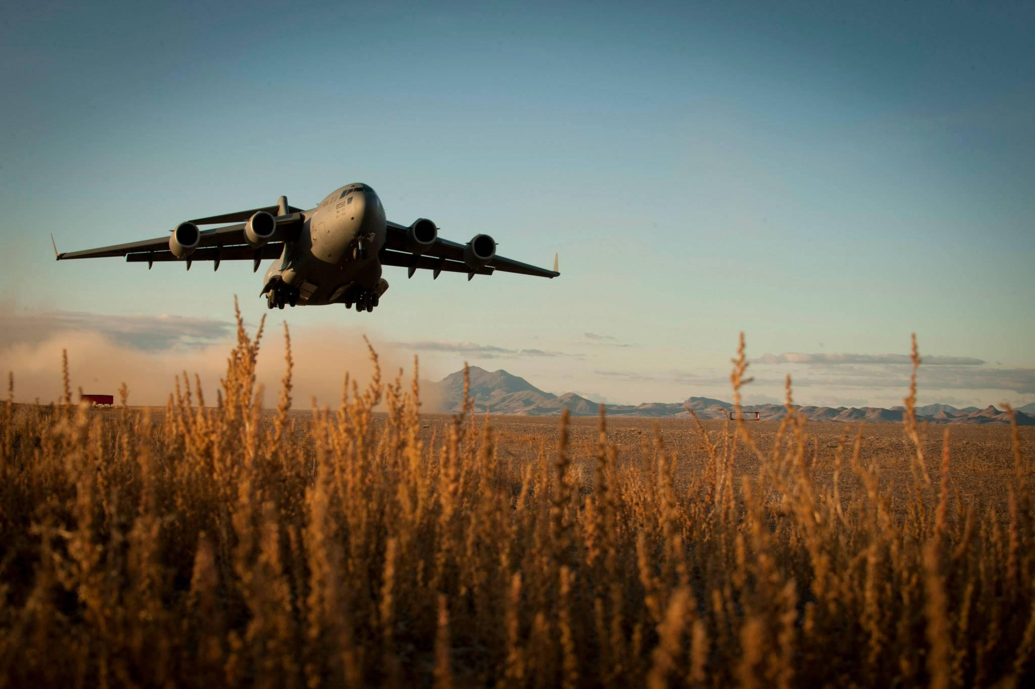 Afghanistan, military aircraft, golden field, Full HD Desktop Wallpaper