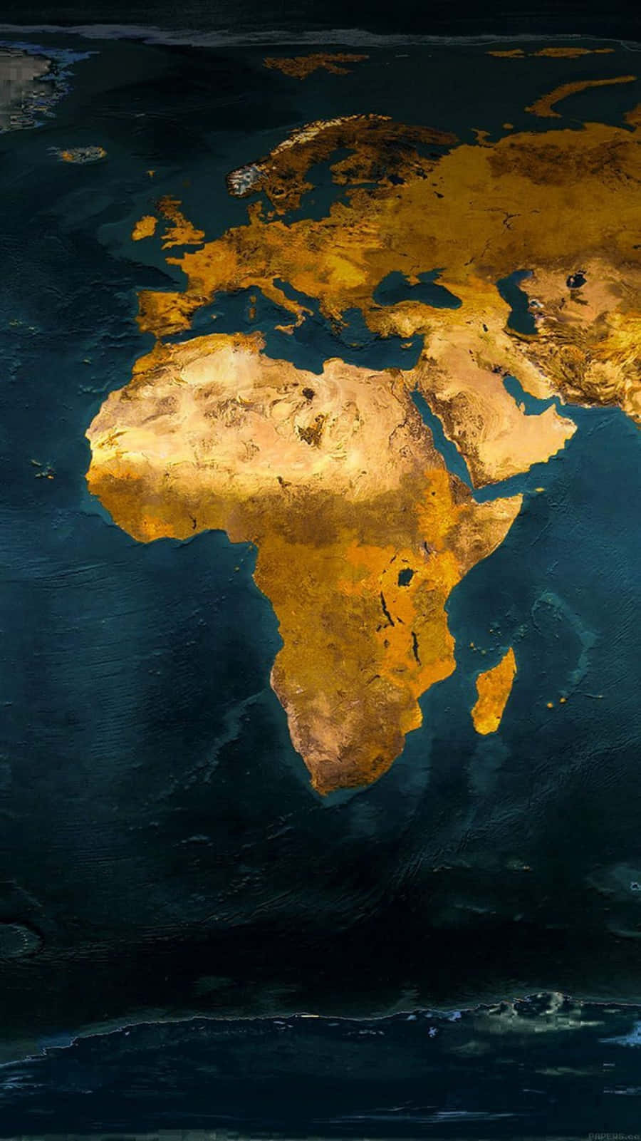 Africa, Europe, gold, HD Phone Wallpaper