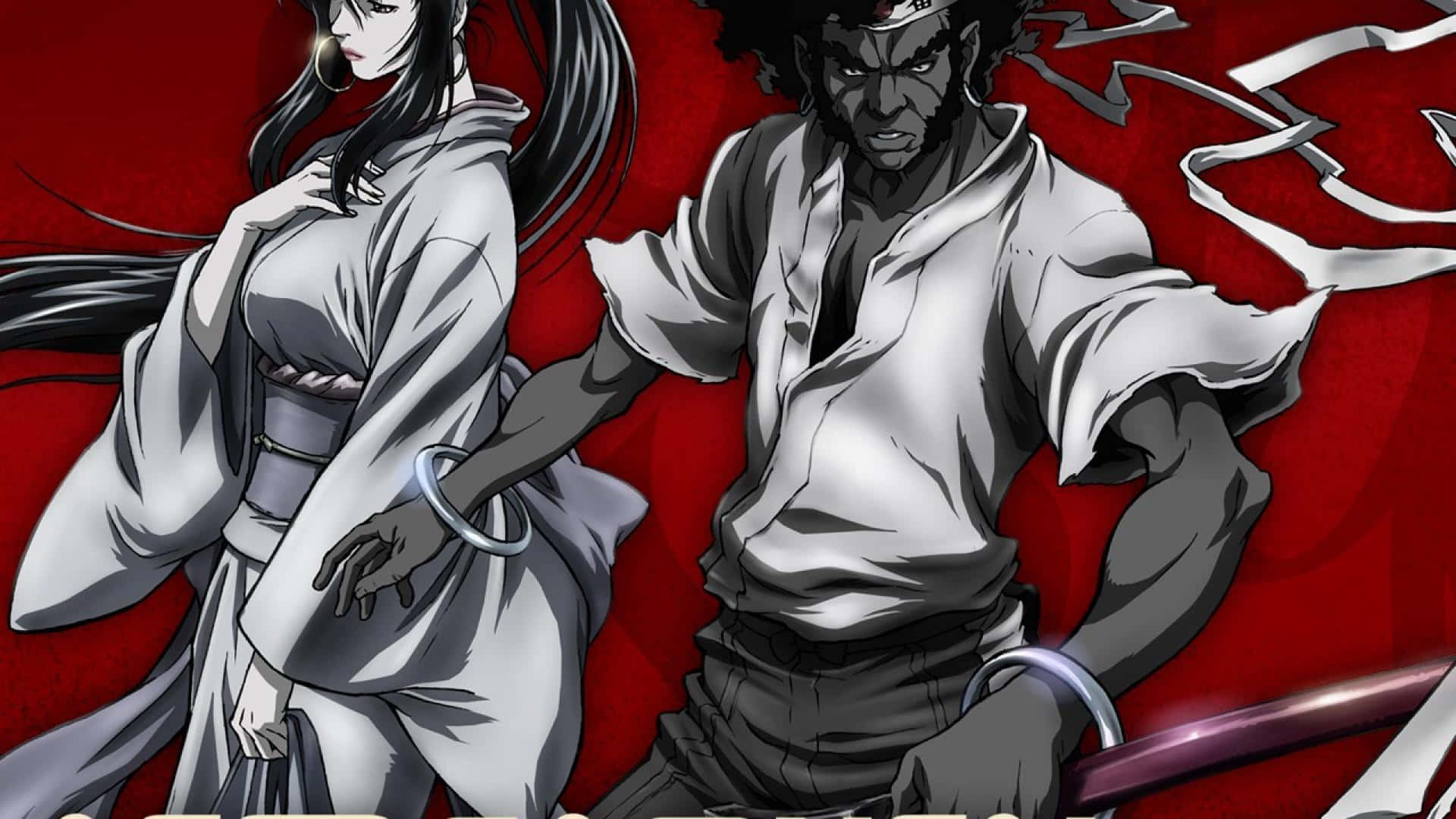 Afro Samurai, 1920 x 1080, monochrome attire, Full HD Desktop Wallpaper