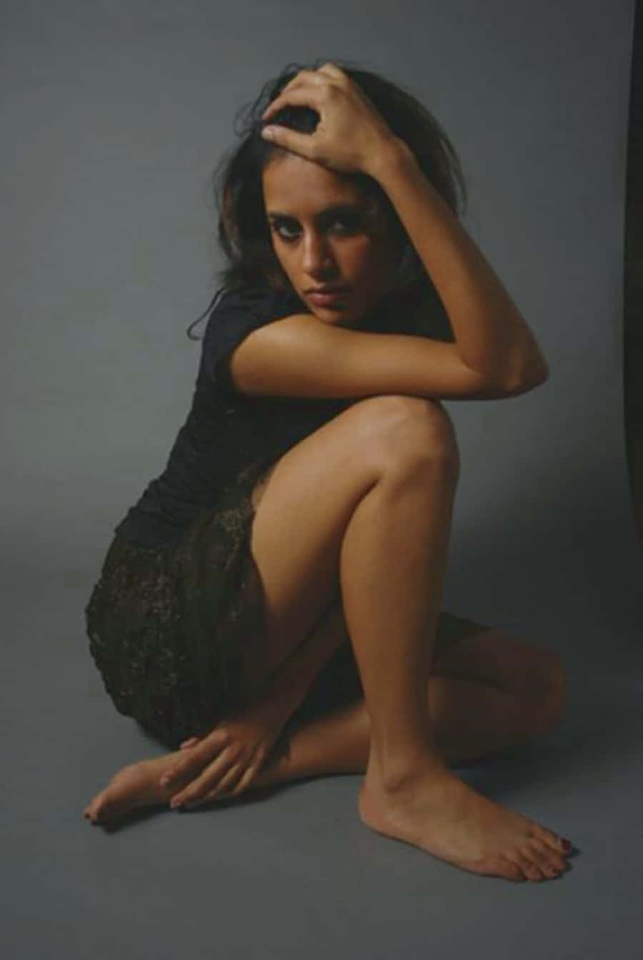 Agam Darshi, black outfit, dark lace dress, HD Phone Wallpaper