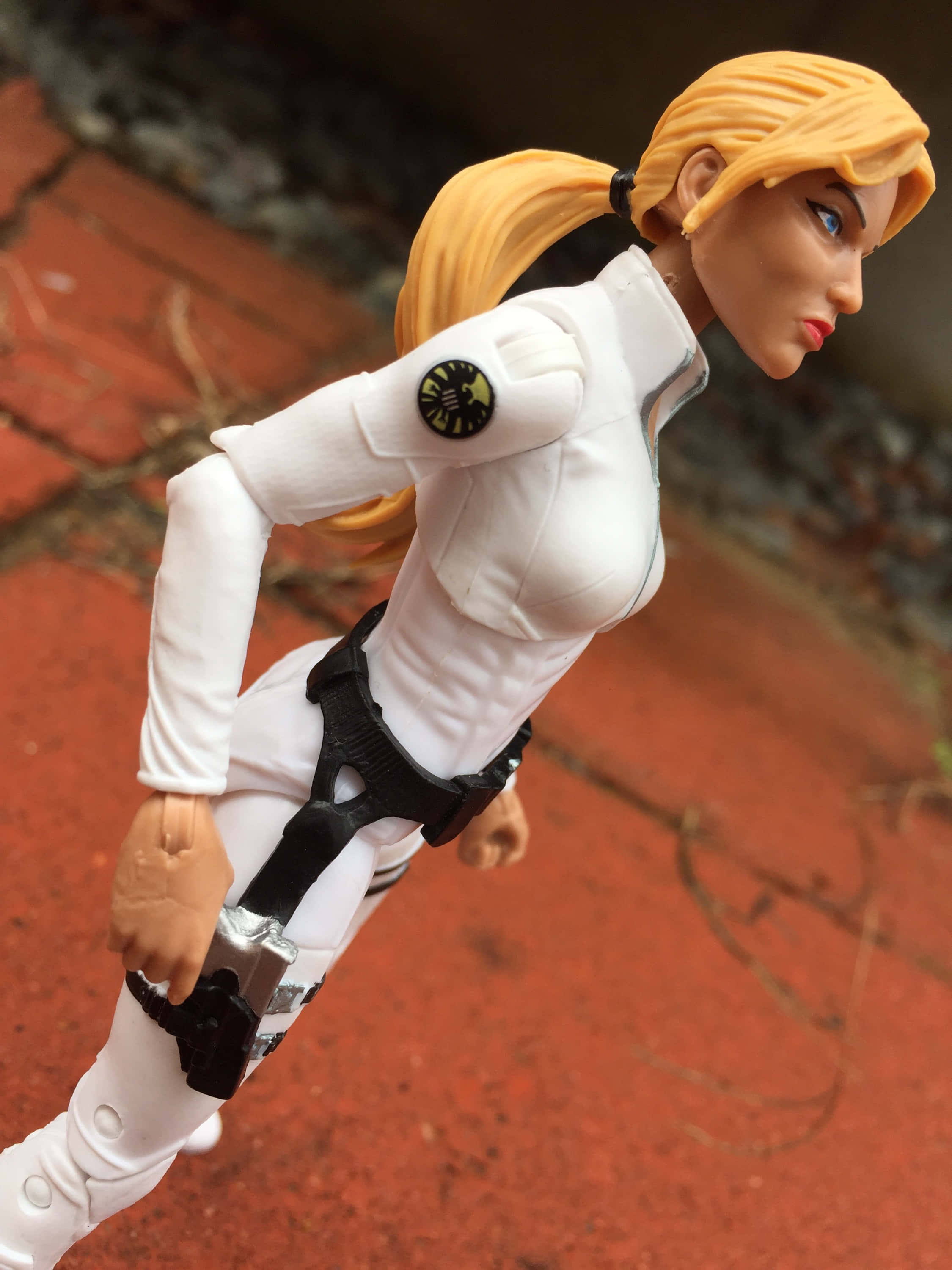 Agent 13, S.H.I.E.L.D., blonde action figure, 2K Phone Wallpaper