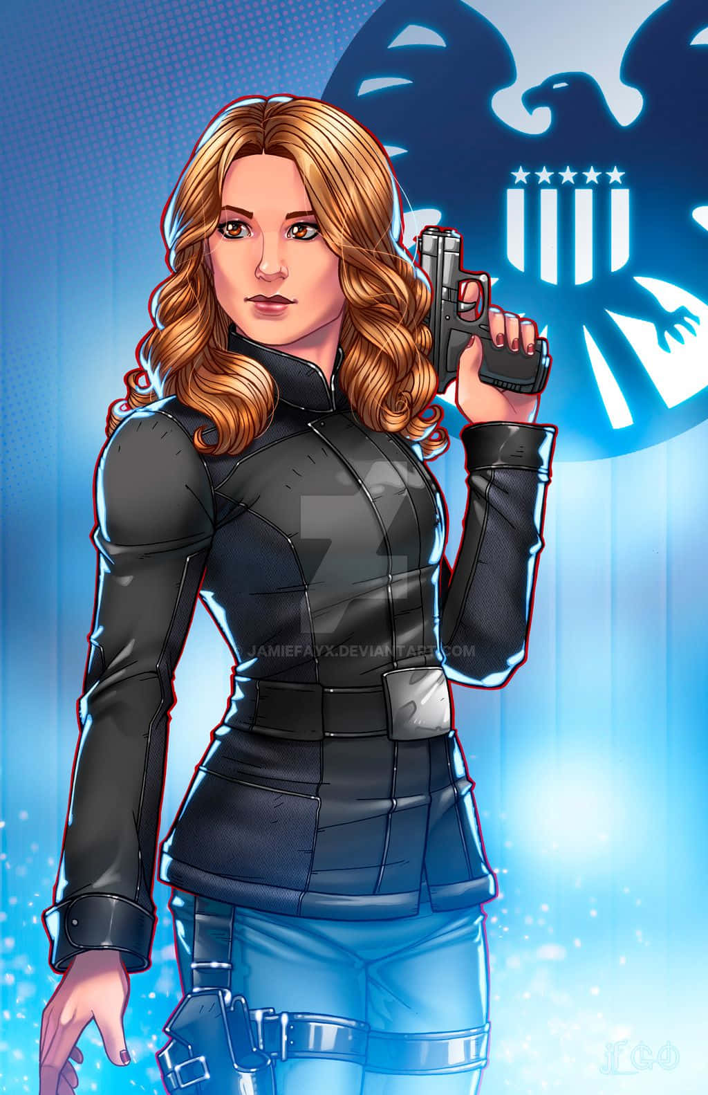 Agent 13, black tactical gear, pistol, HD Phone Wallpaper