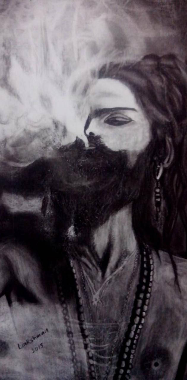 Aghori, bearded man, dreadlocks, HD Phone Wallpaper