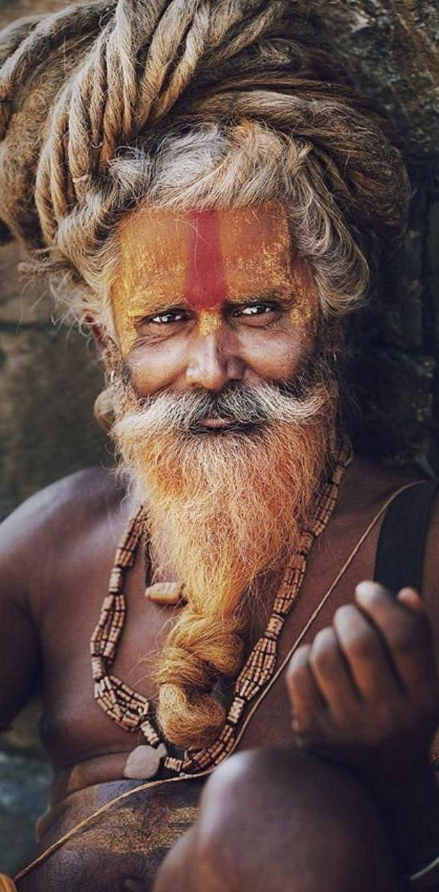 Aghori, bearded holy man, dreadlocks, HD Phone Wallpaper