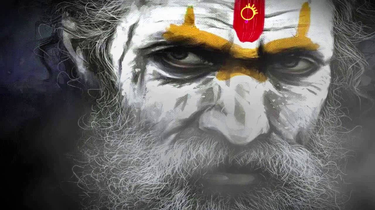 Aghori, white paint, yellow markings, HD Desktop Wallpaper