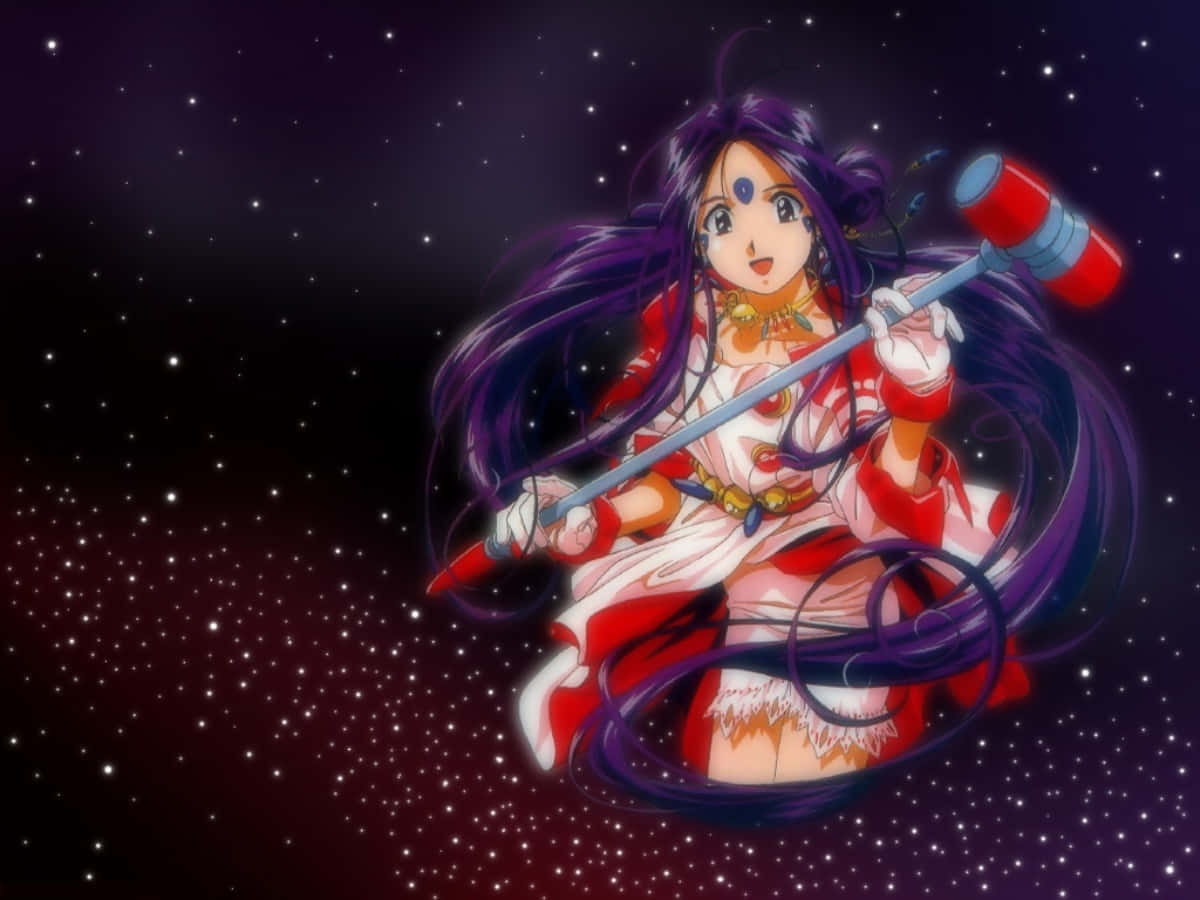 Skuld, Ah My Goddess, magical form, SD Desktop Wallpaper