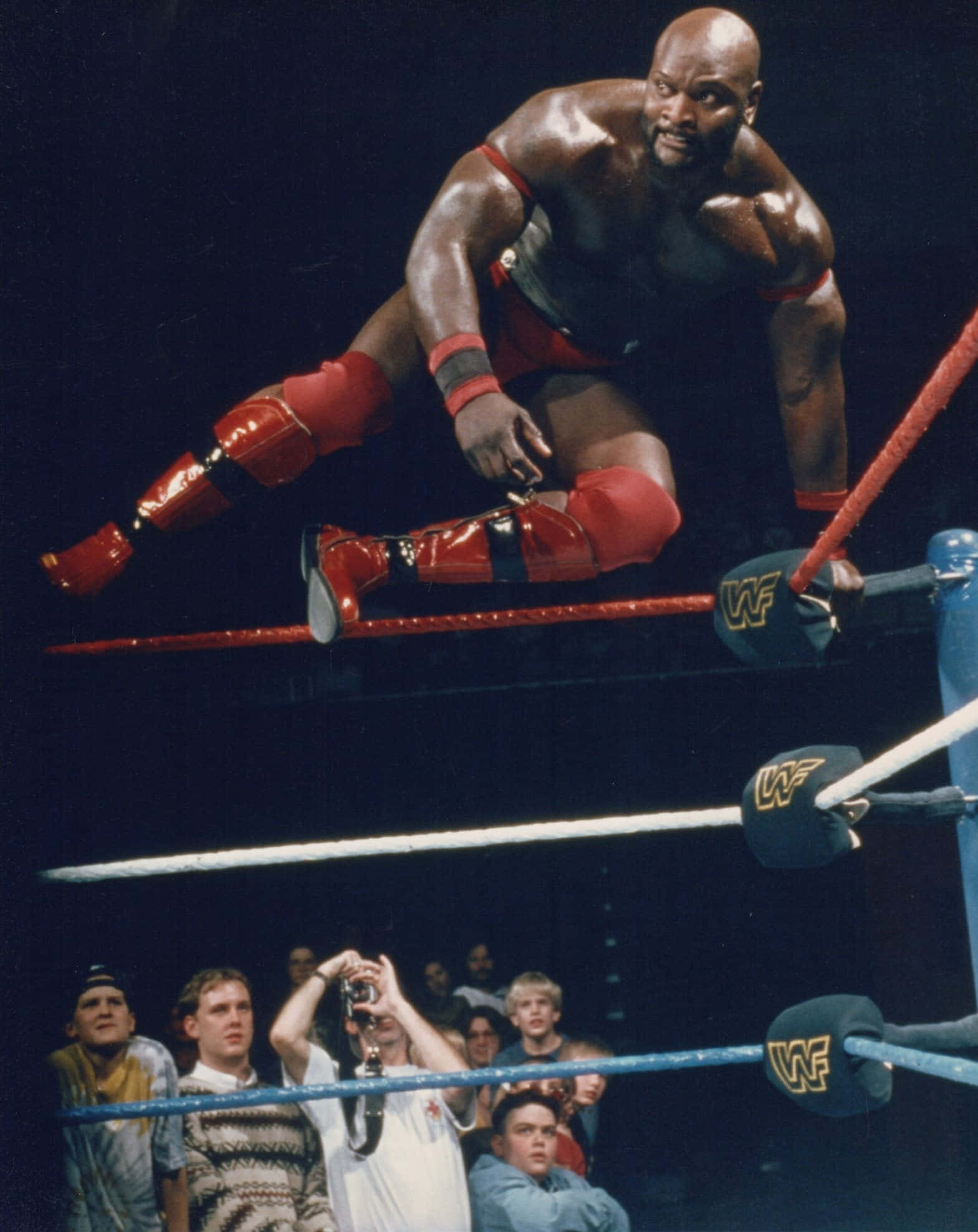 Ahmed Johnson, wrestling ring, top rope, Full HD Phone Wallpaper