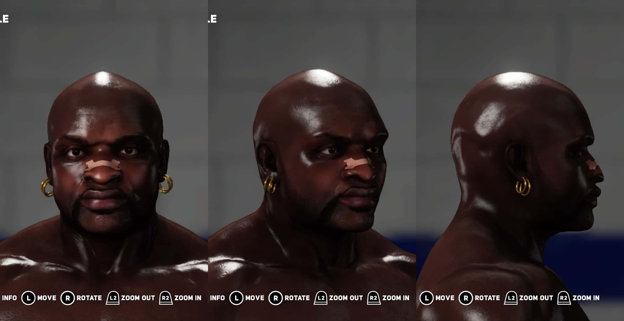 Ahmed Johnson, band aid, 3D model, Full HD Desktop Wallpaper