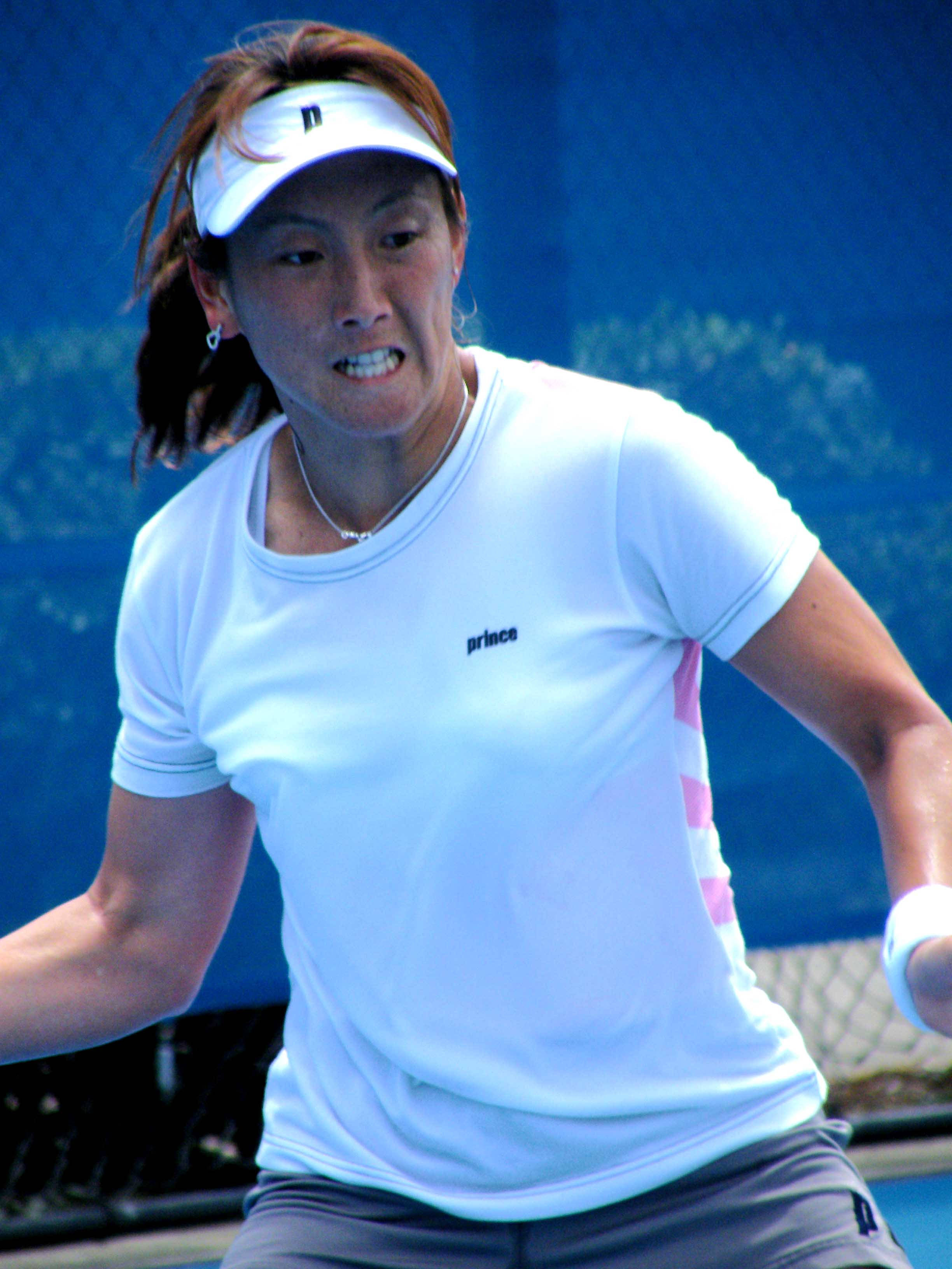 AI Sugiyama, female tennis player, white gear, 2K Phone Wallpaper