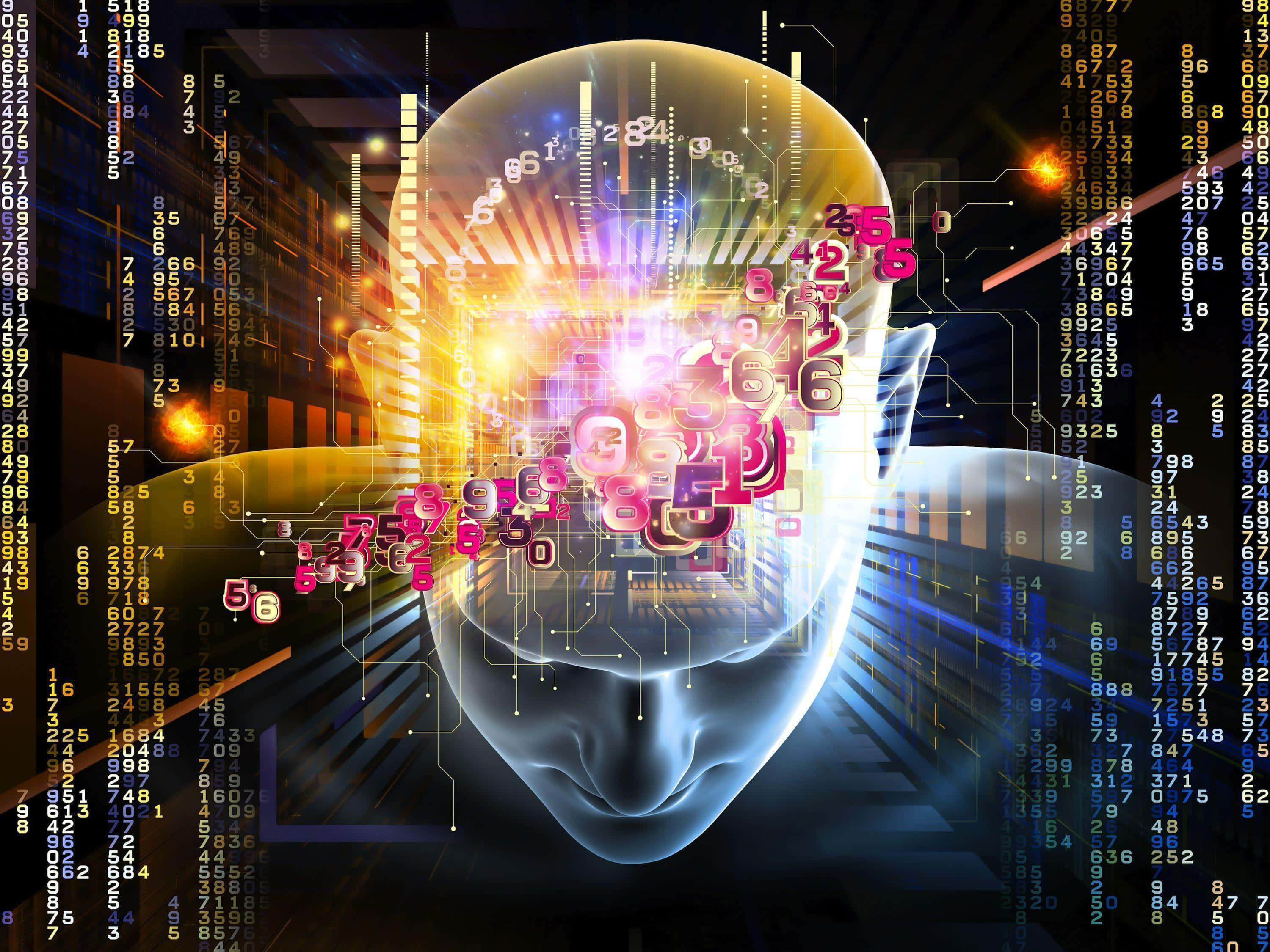 AI 3000, 2250, digital brain, 2K Desktop Wallpaper