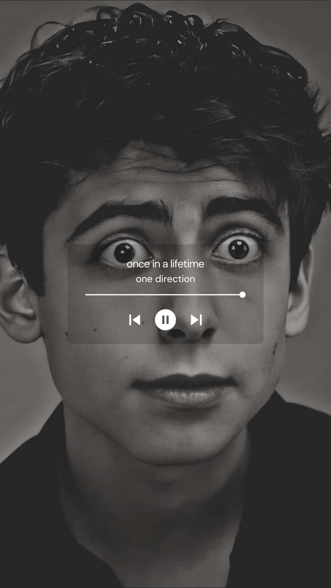 Aidan Gallagher, black and white, close-up, Full HD Phone Wallpaper