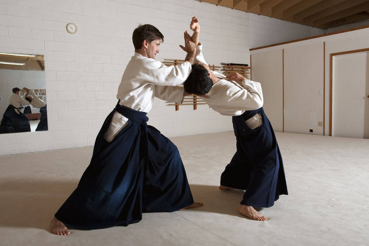 aikido, dojo, white tops, HD Desktop Wallpaper