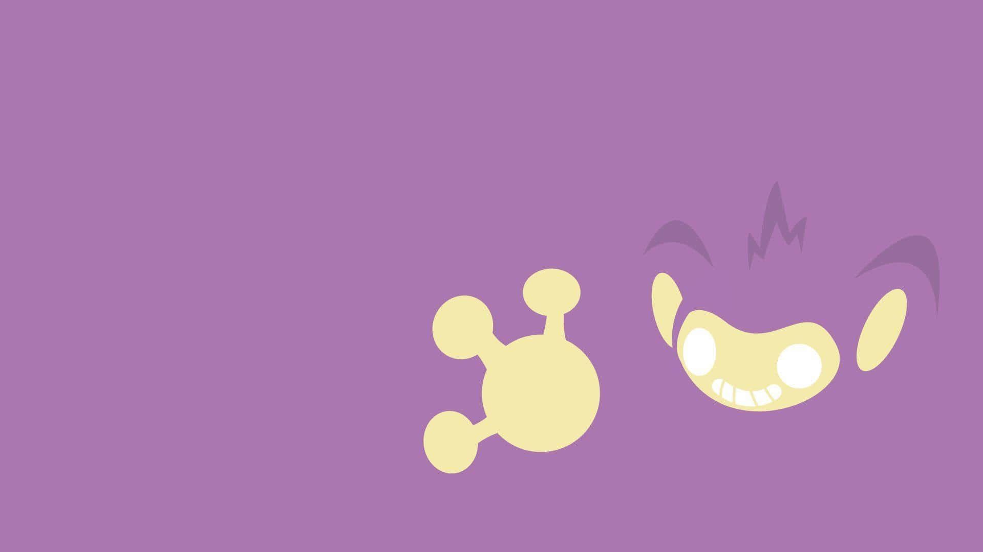 Aipom, yellow cartoon character, big eyes, Full HD Desktop Wallpaper