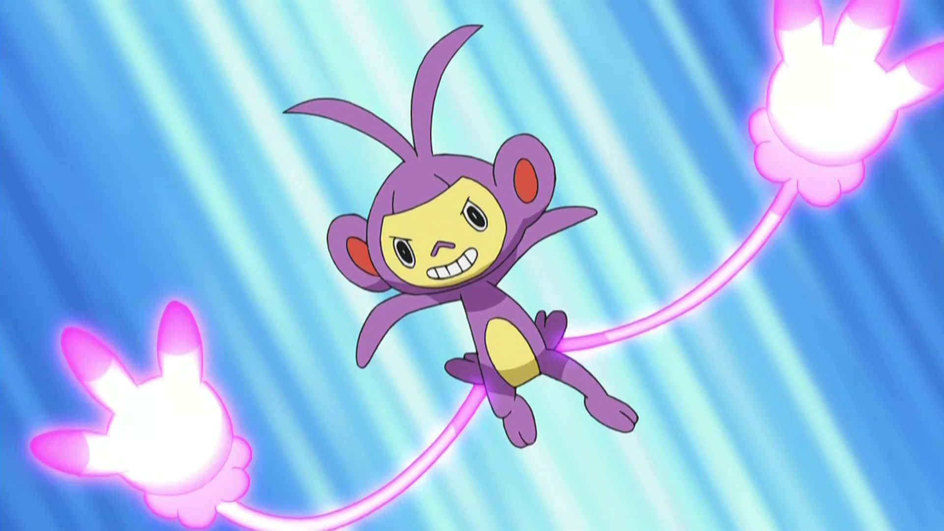 Aipom, purple, anime, Full HD Desktop Wallpaper