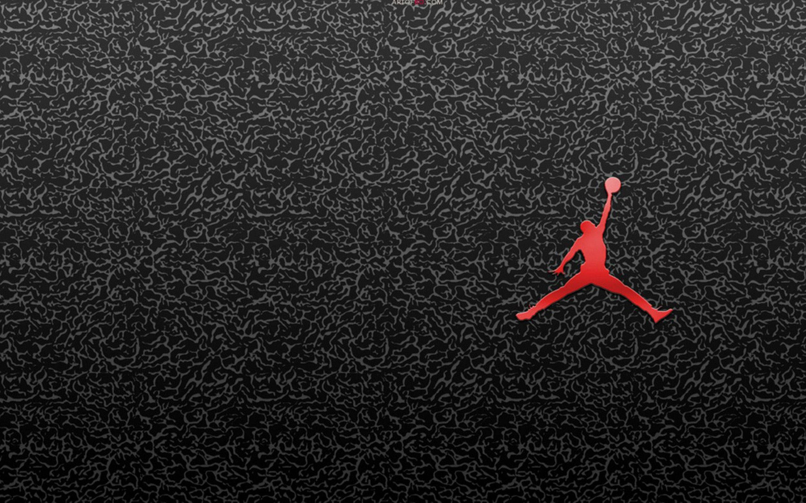 Black Metallic Air Jordan, red silhouette, basketball player, 2K Desktop Wallpaper