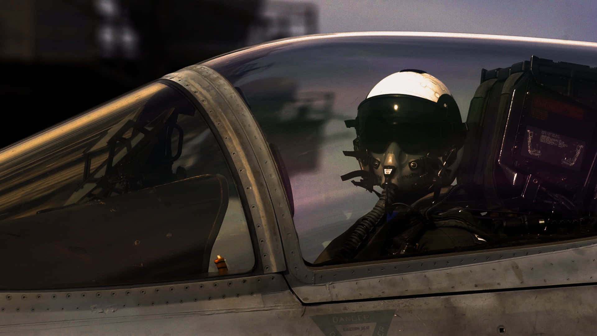 fighter pilot, helmet, oxygen mask, Full HD Desktop Wallpaper