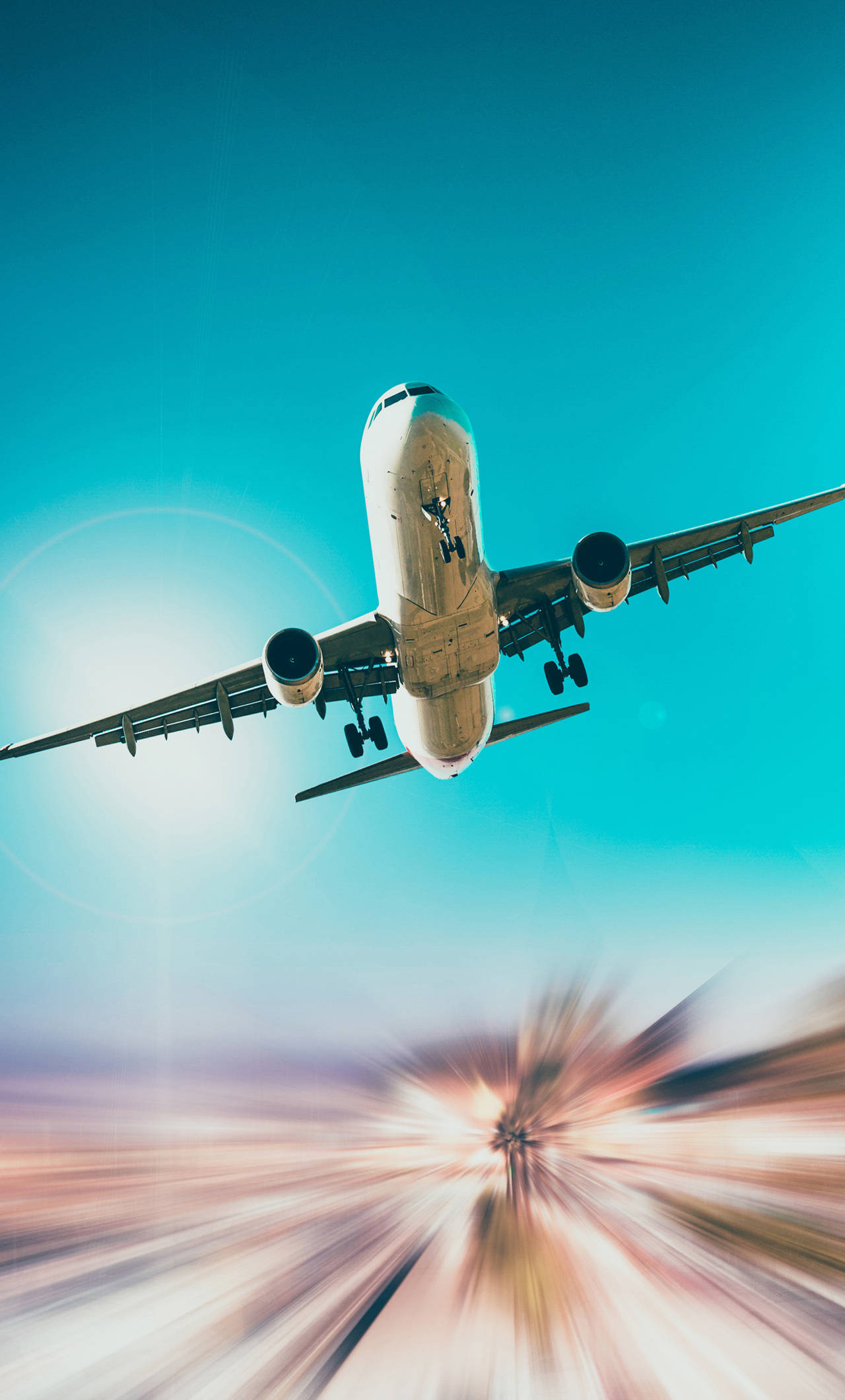 motion blur, airplane, iPhone, Full HD Phone Wallpaper