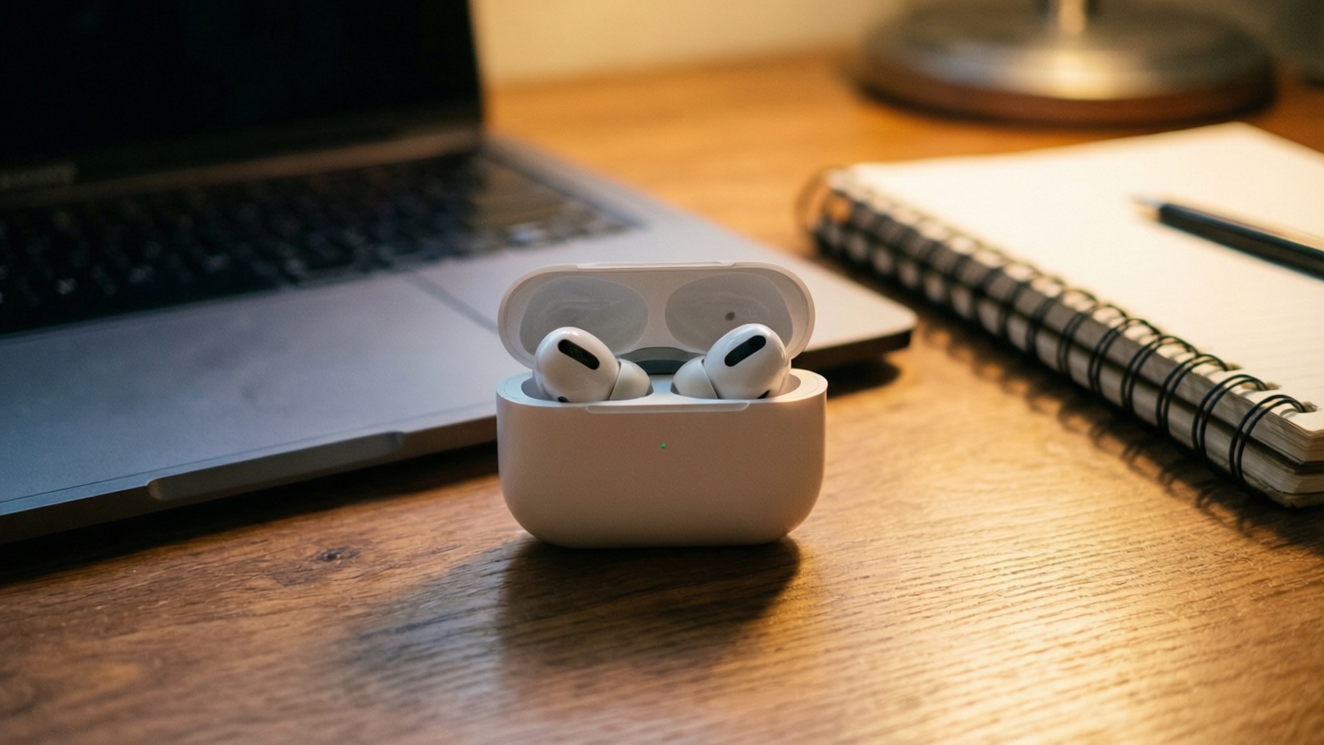 AirPods, white, wireless earbuds, Full HD Desktop Wallpaper