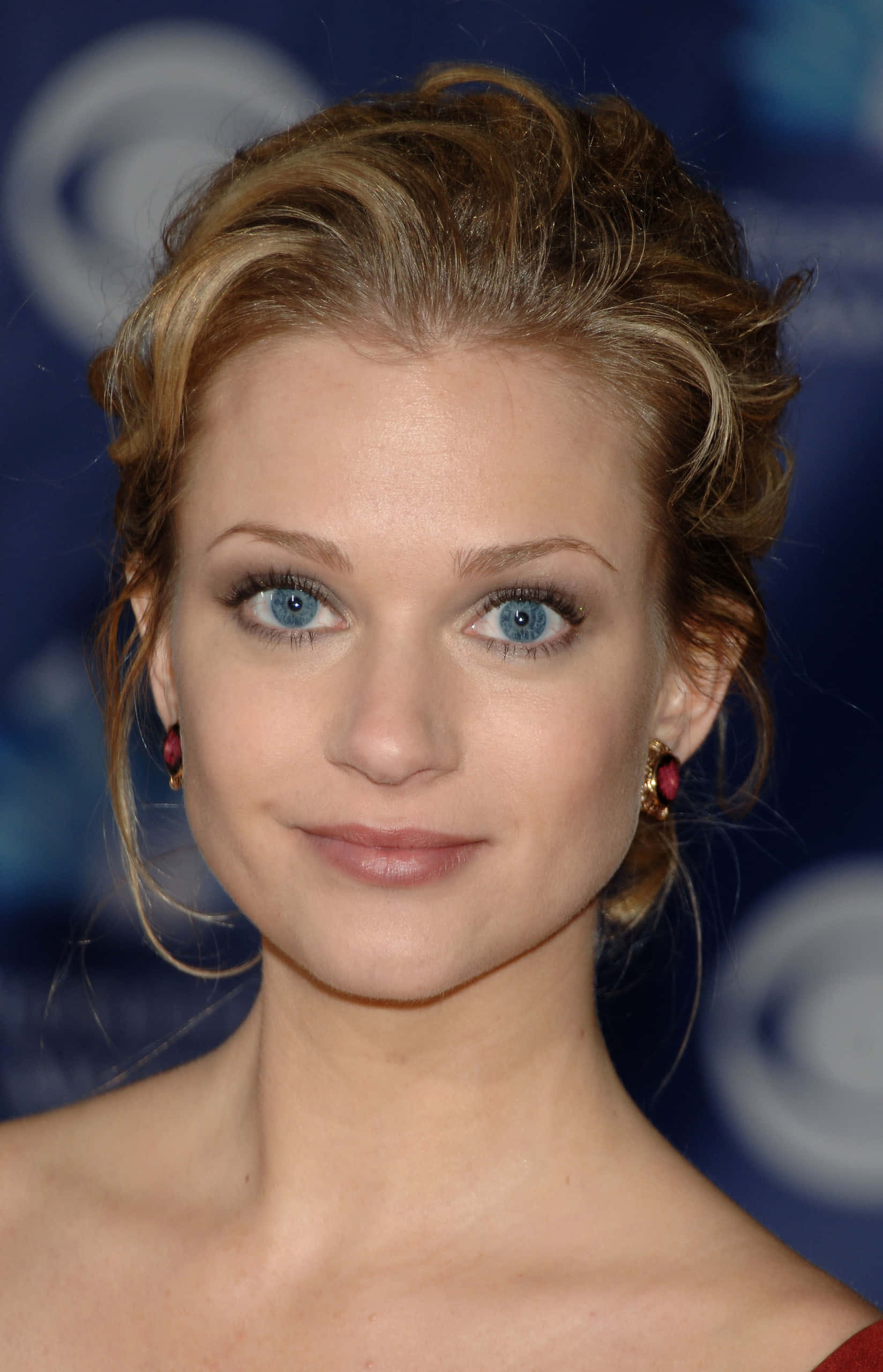 A.J. Cook, blue eyes, blonde hair, 2K Phone Wallpaper