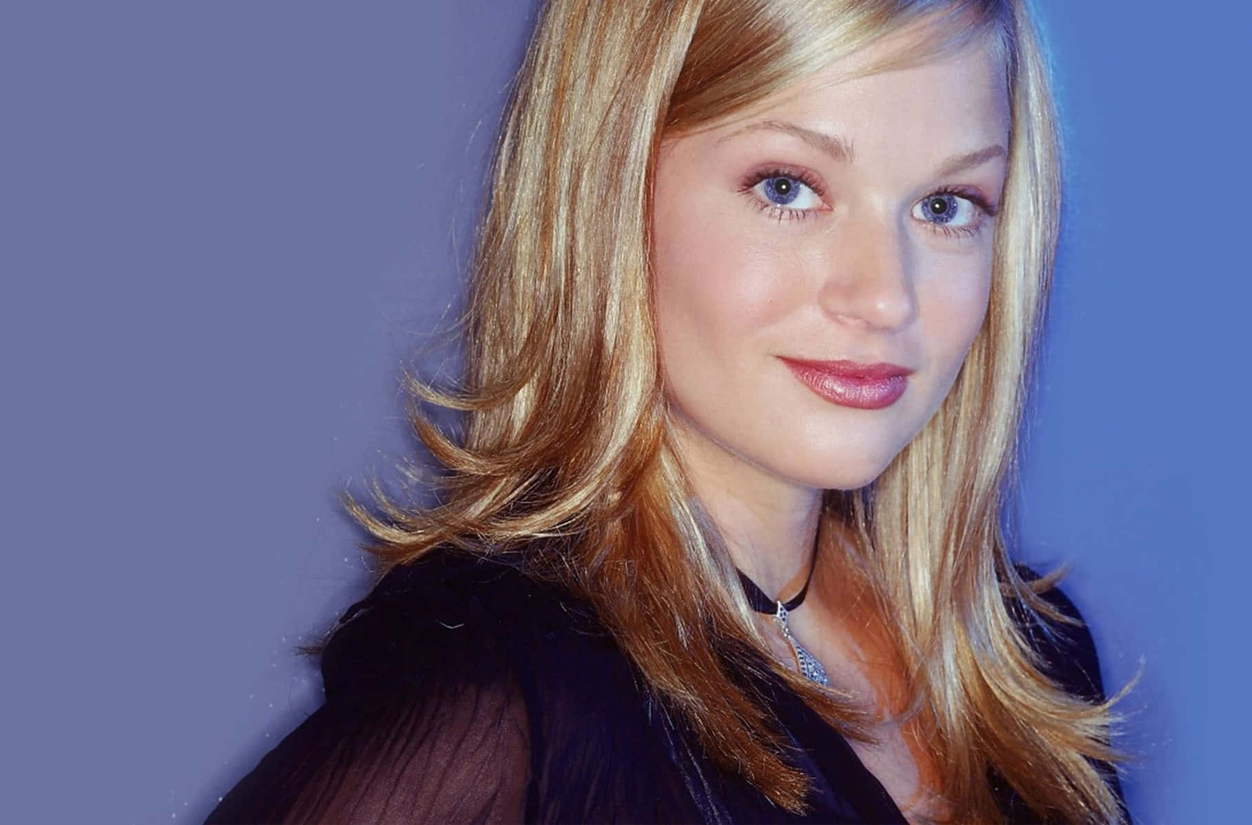 AJ Cook, blonde hair, blue eyes, HD Desktop Wallpaper