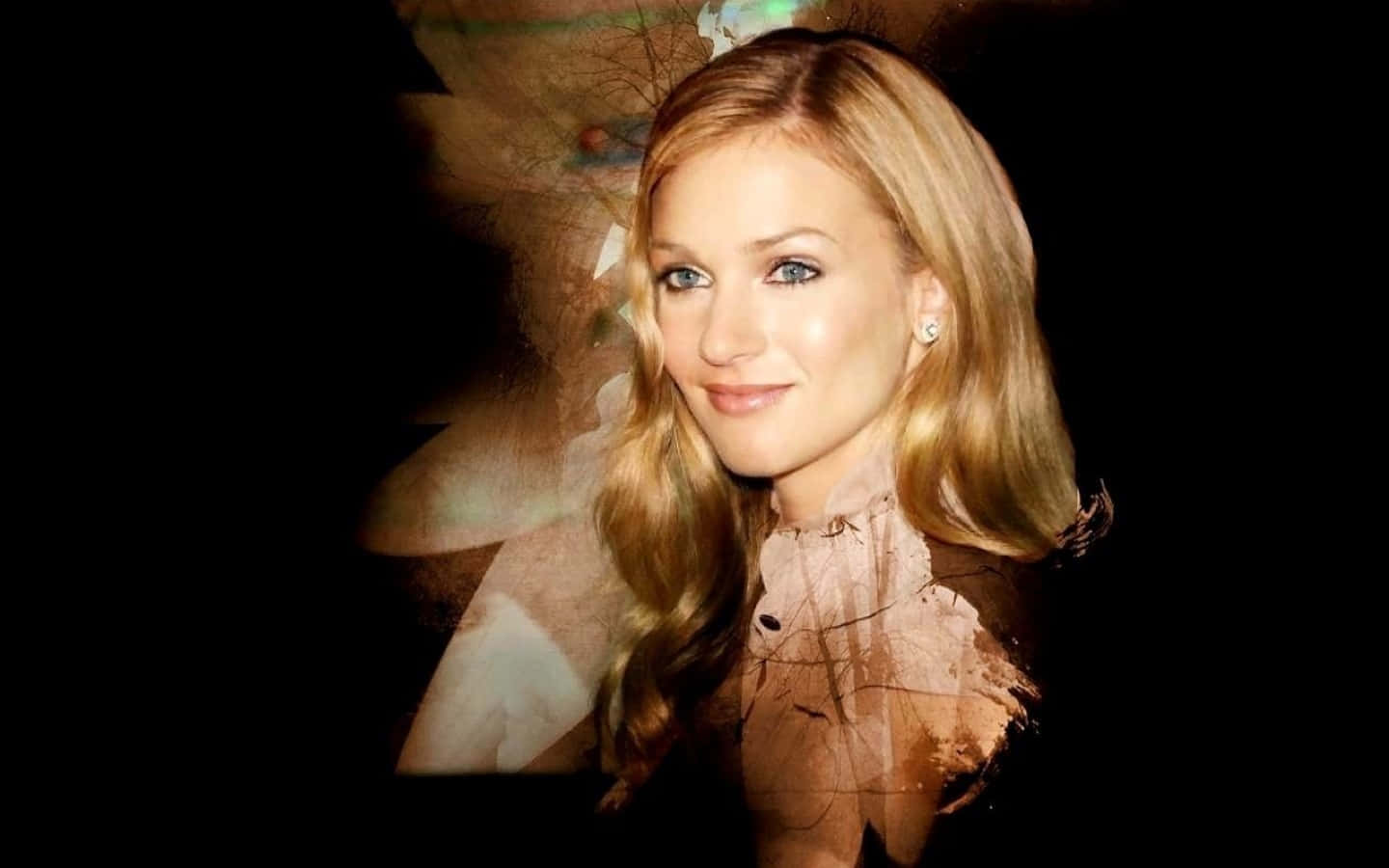 A.J. Cook, blonde hair, blue eyes, HD Desktop Wallpaper