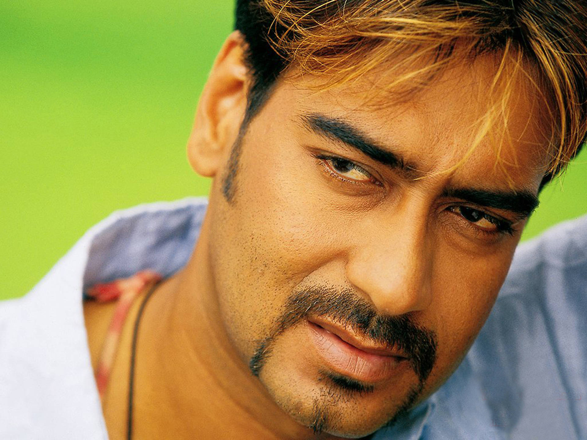 Ajay Devgn, dark eyes, goatee, Full HD Desktop Wallpaper