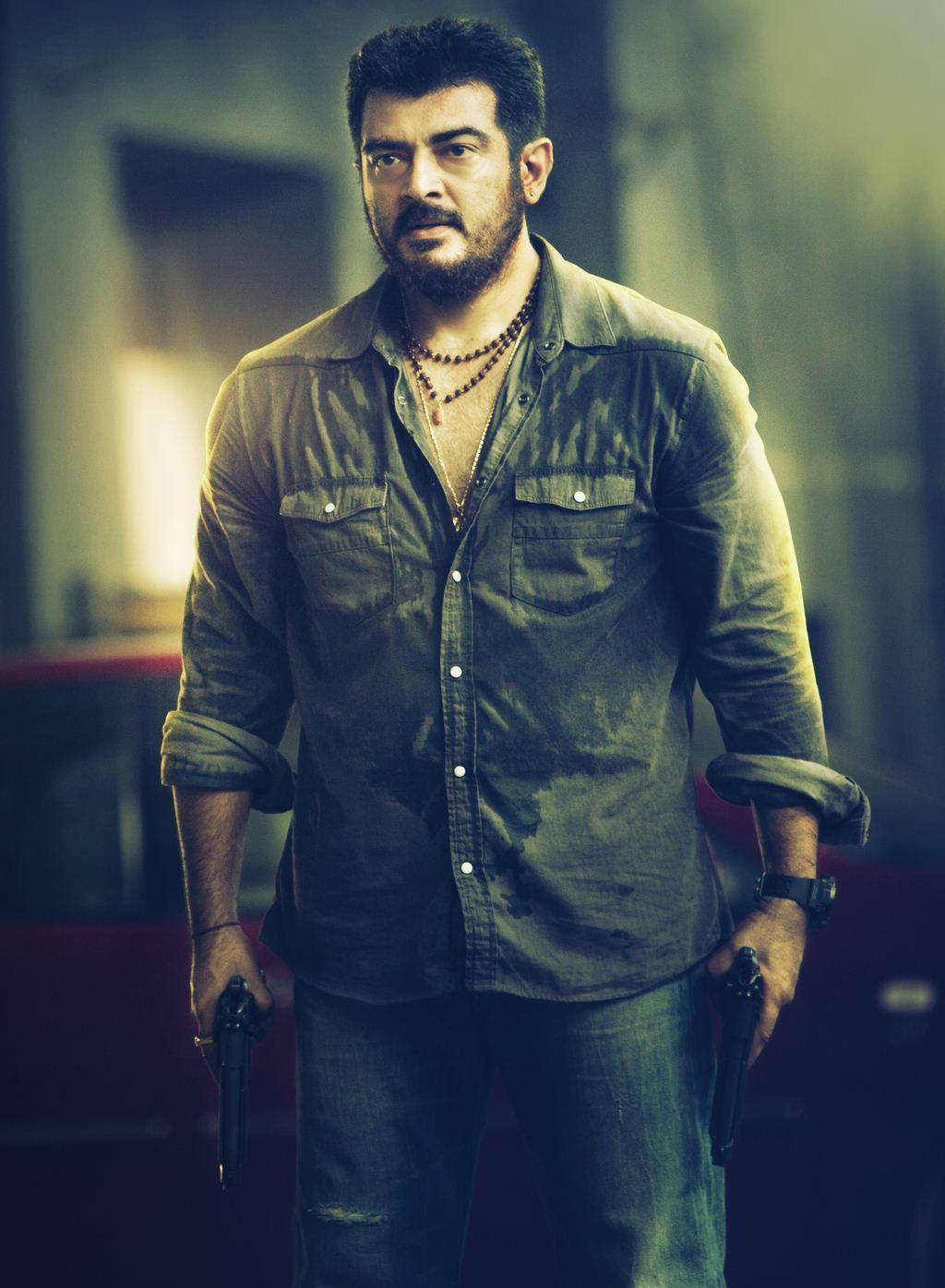 Ajith, rugged look, pistols, HD Phone Wallpaper