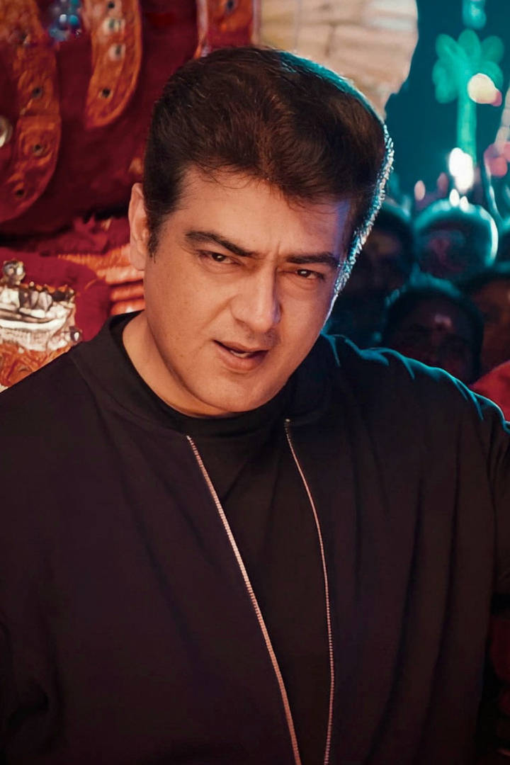 Ajith HD, intense stare, dark hair, SD Phone Wallpaper
