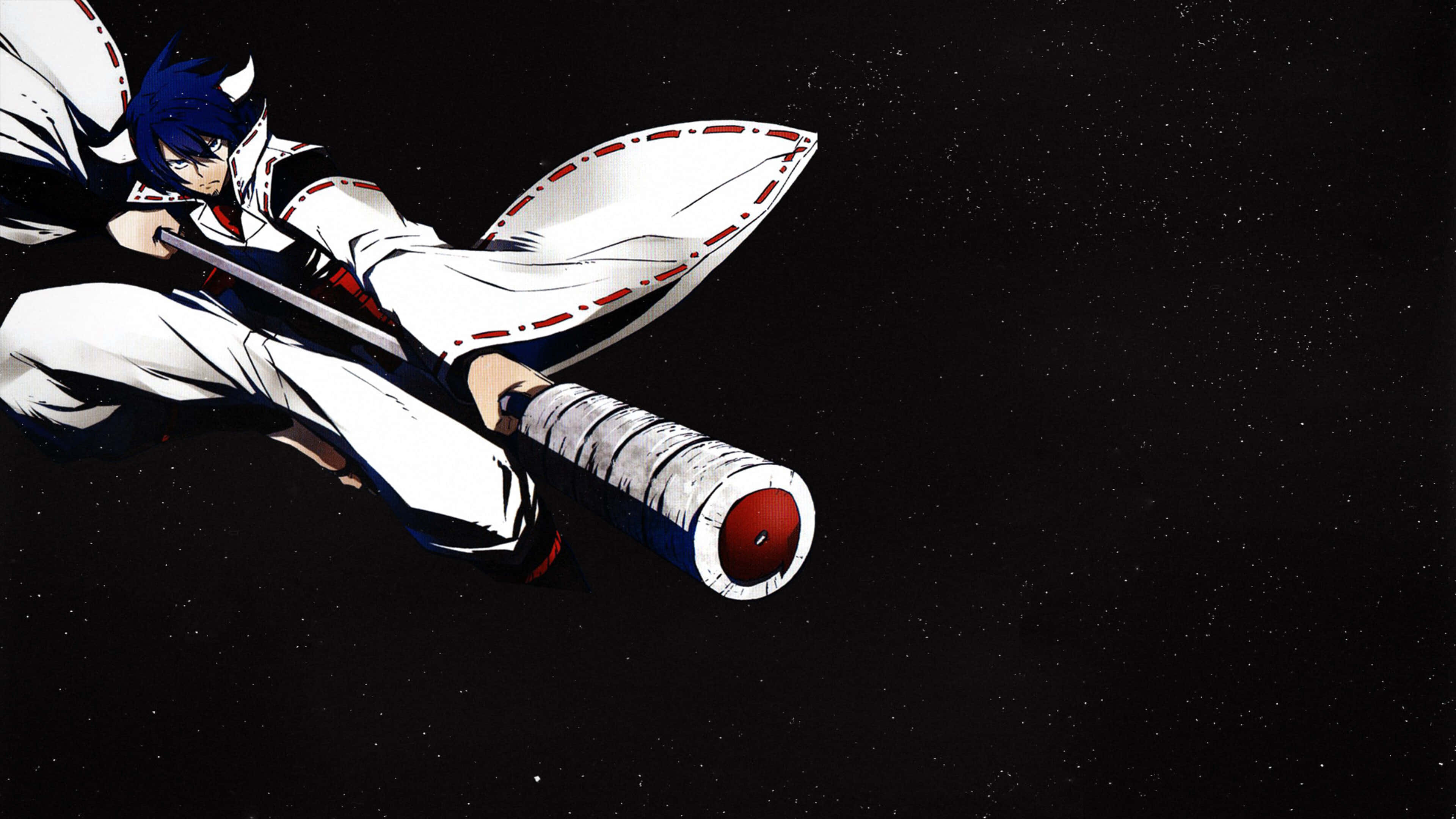 Akame Ga Kill 4K, blue-haired anime warrior, white armor, 4K Desktop Wallpaper
